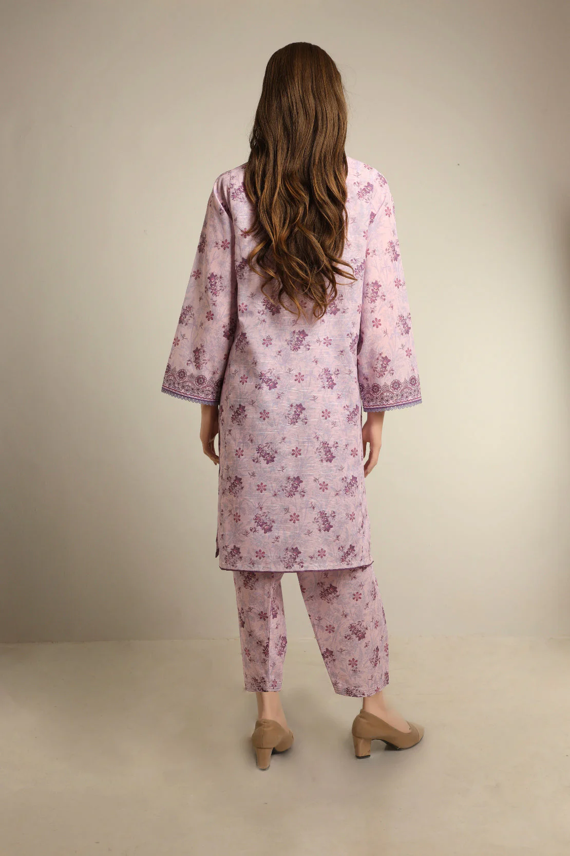 Unstitched Printed  Khaddar Shirt - Image 2