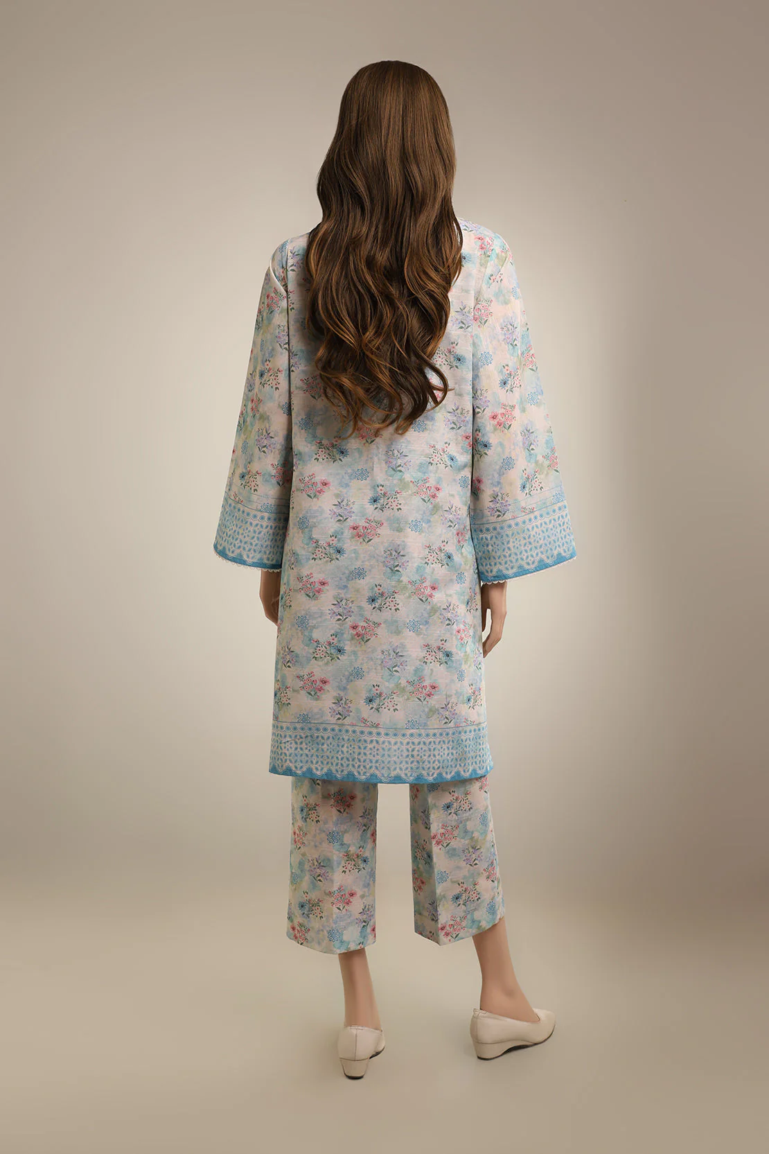 Unstitched Printed  Khaddar Shirt - Image 3