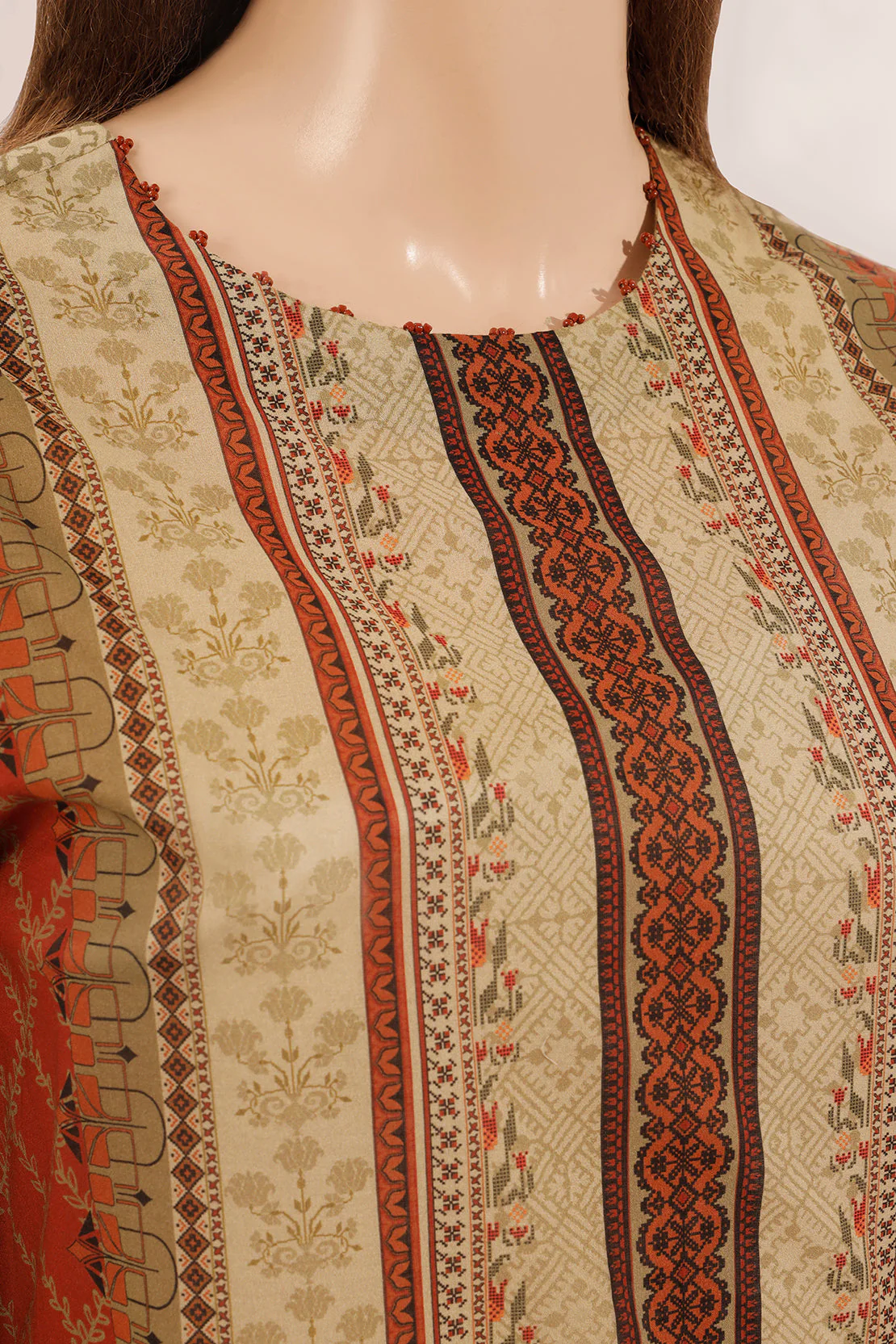 Unstitched Printed Lawn 2 Piece (Shirt/Dupatta) - Image 3