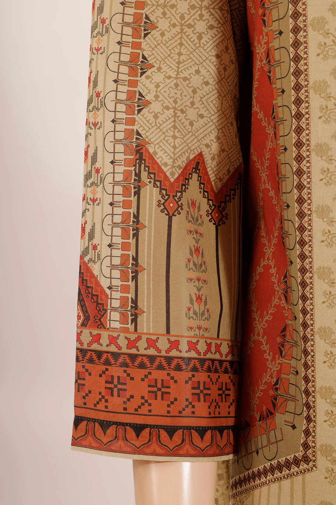 Unstitched Printed Lawn 2 Piece (Shirt/Dupatta) - Image 4