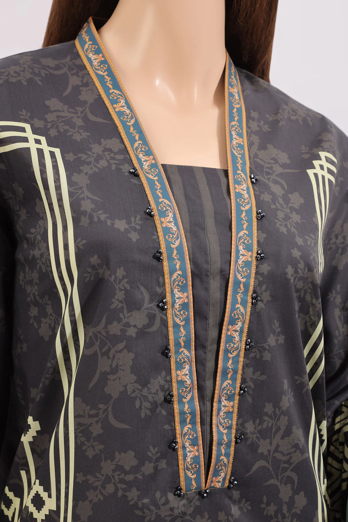 Unstitched Printed Lawn 2 Piece (Shirt/Dupatta) - Image 3