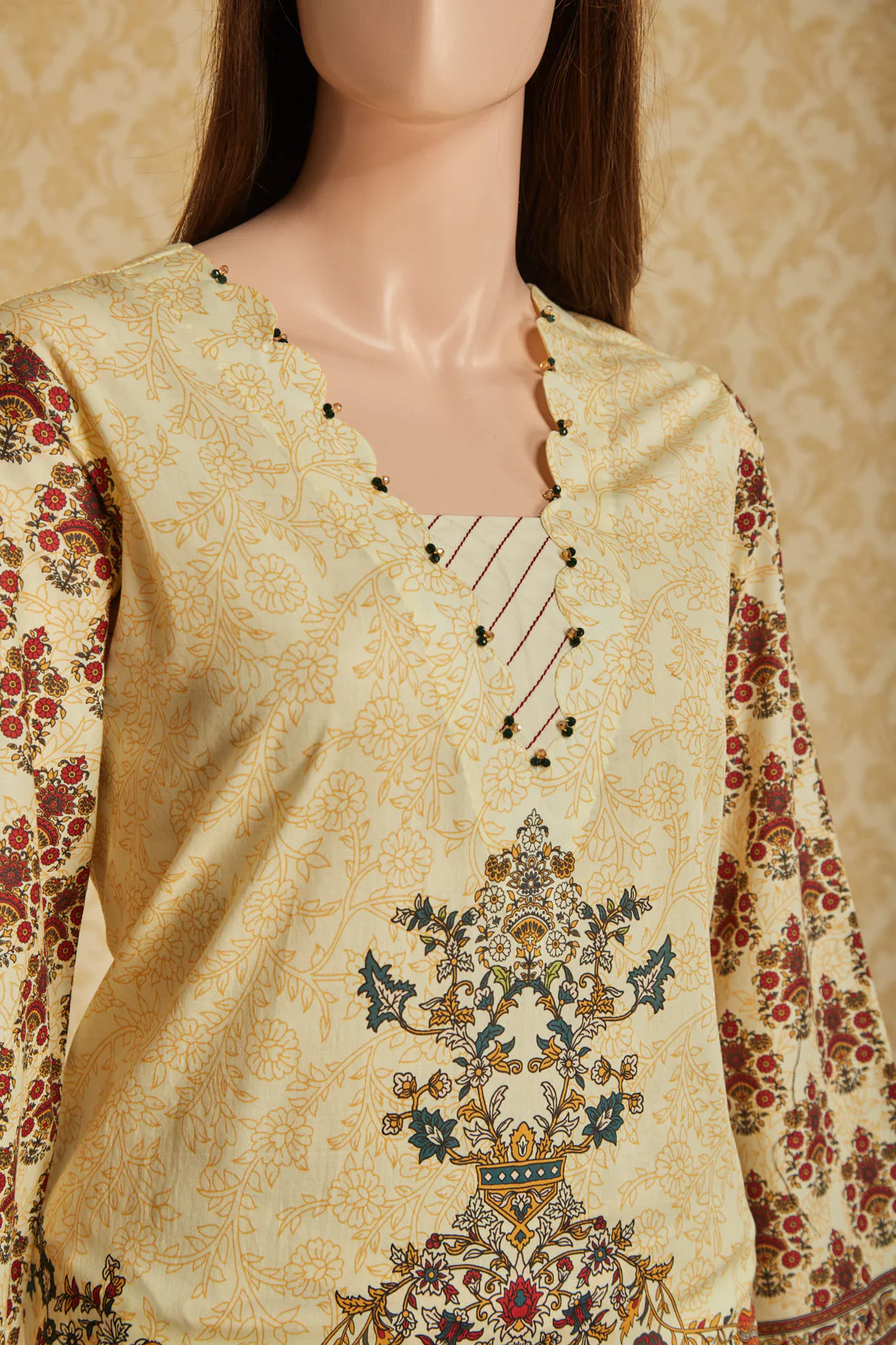 Unstitched Printed Lawn 2 Piece (Shirt/Dupatta) - Image 3