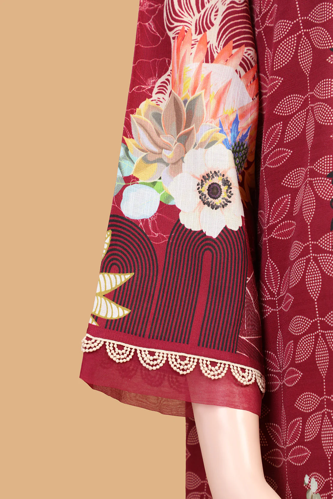 Unstitched Printed Lawn 2 Piece (Shirt/Dupatta) - Image 4