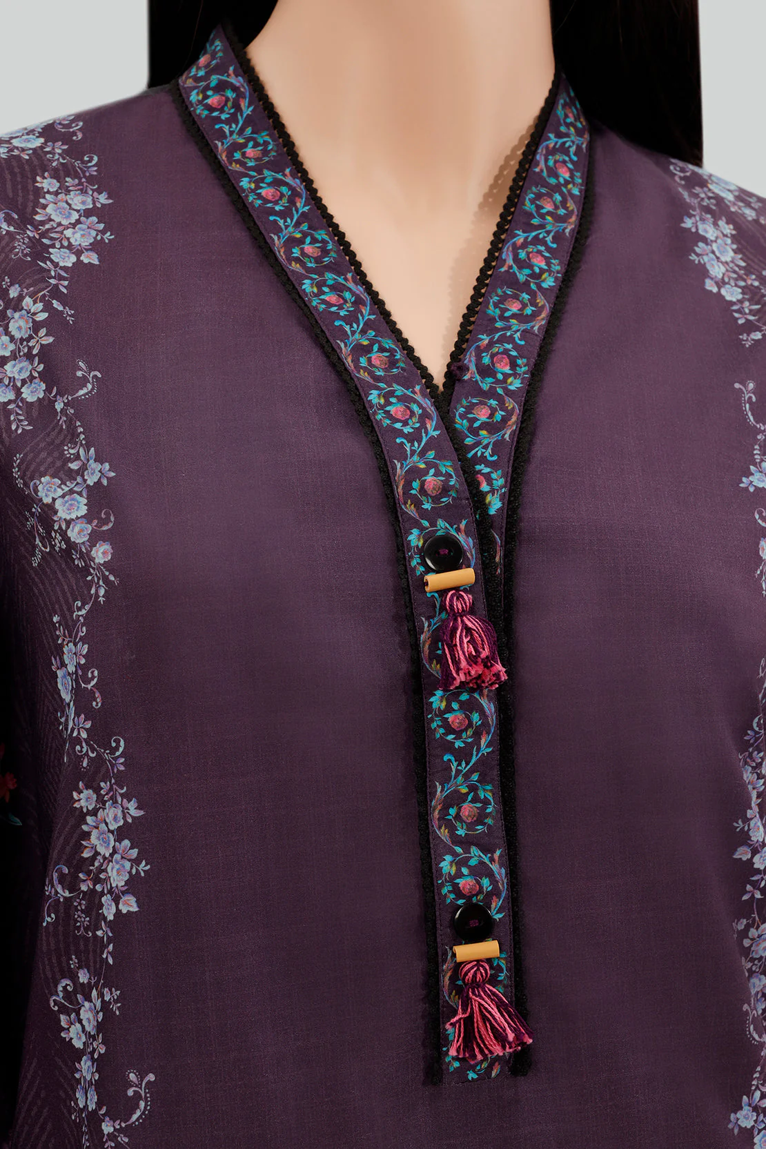 Unstitched Printed Lawn 2 Piece (Shirt/Dupatta) - Image 3