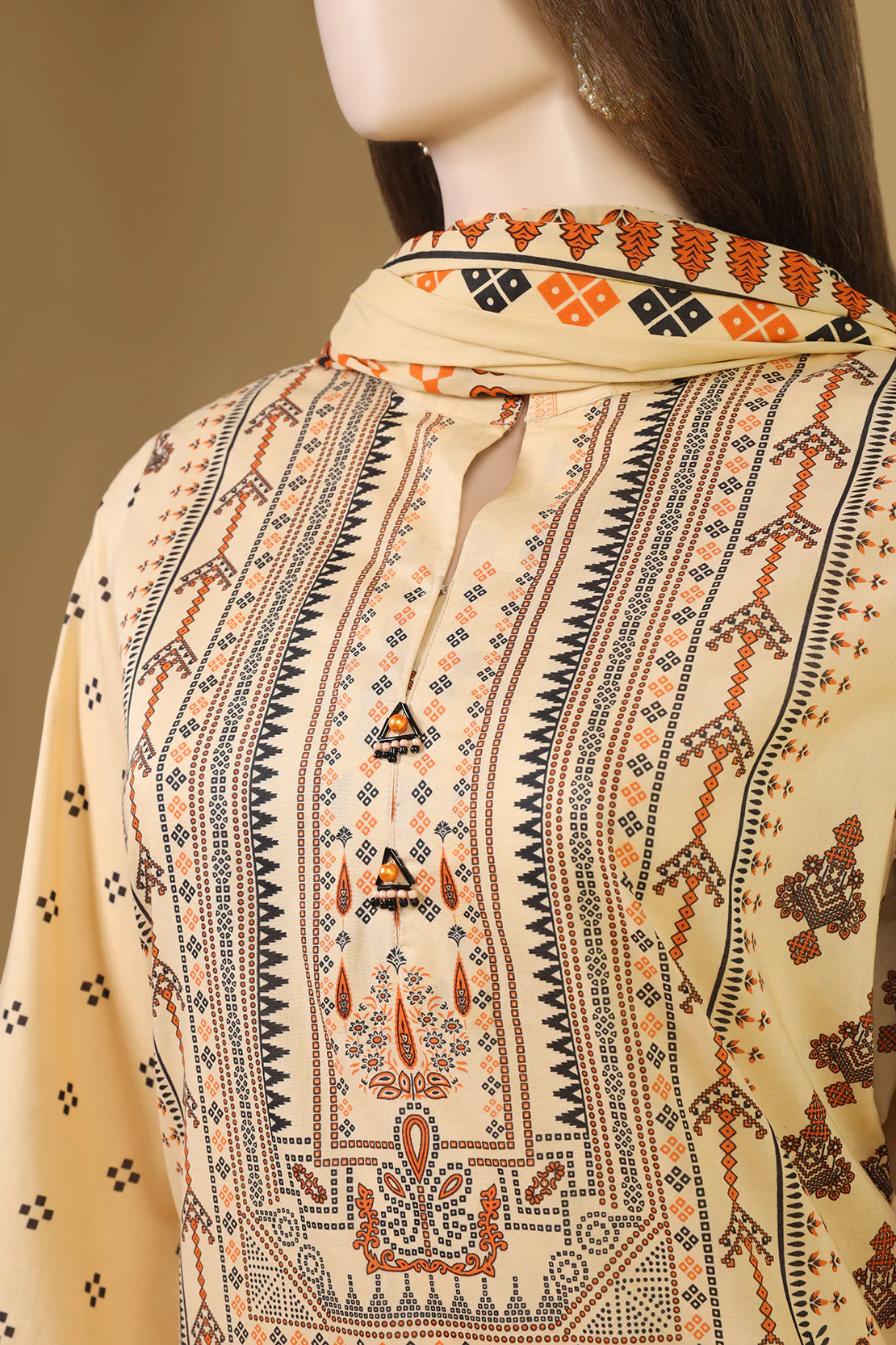 Unstitched Printed Lawn 2 Piece (Shirt/Dupatta) - Image 3