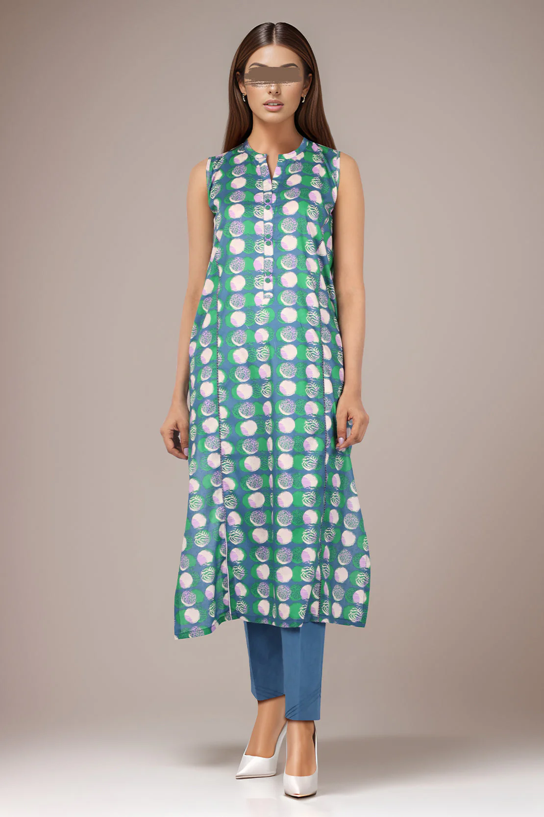 Unstitched Printed Lawn 2 Piece (Shirt/Dupatta) - Image 2
