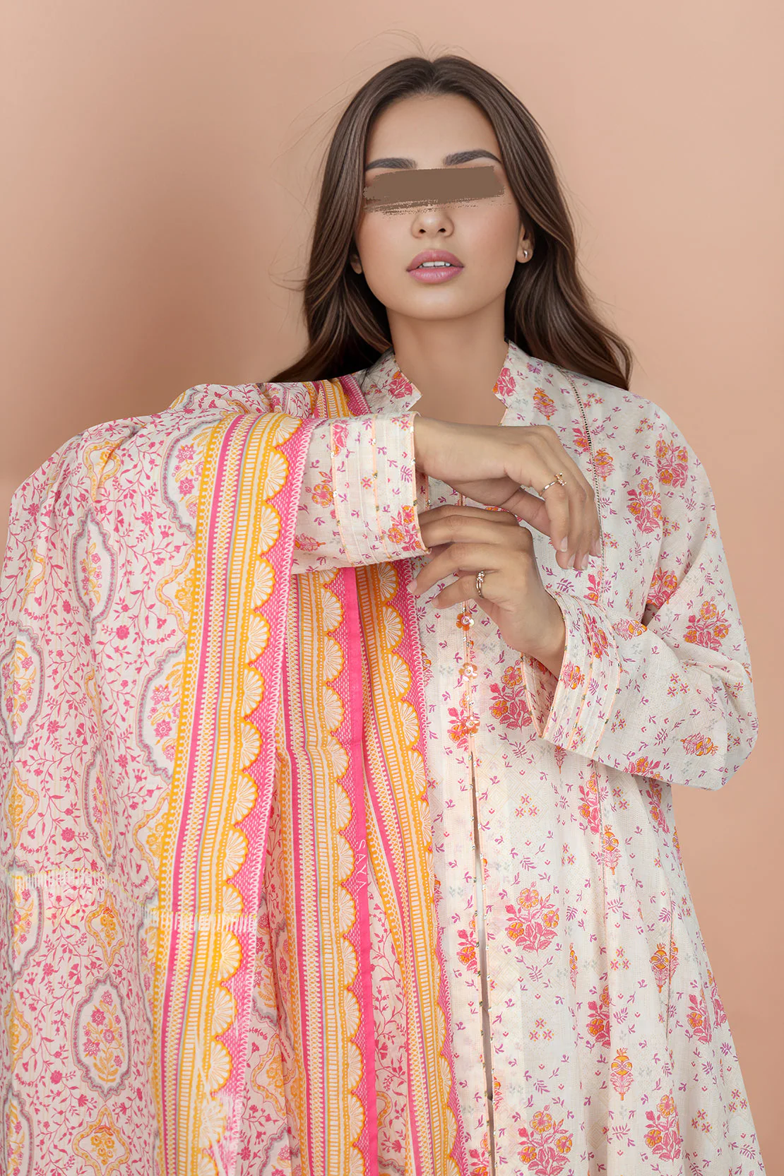Unstitched Printed Lawn 2 Piece (Shirt/Dupatta) - Image 4
