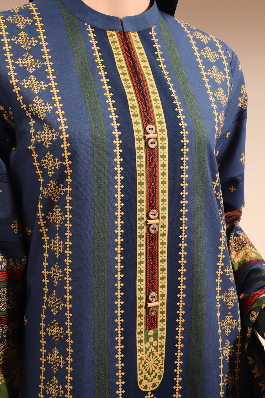 Unstitched Printed Lawn 2 Piece (Shirt/Dupatta) - Image 2