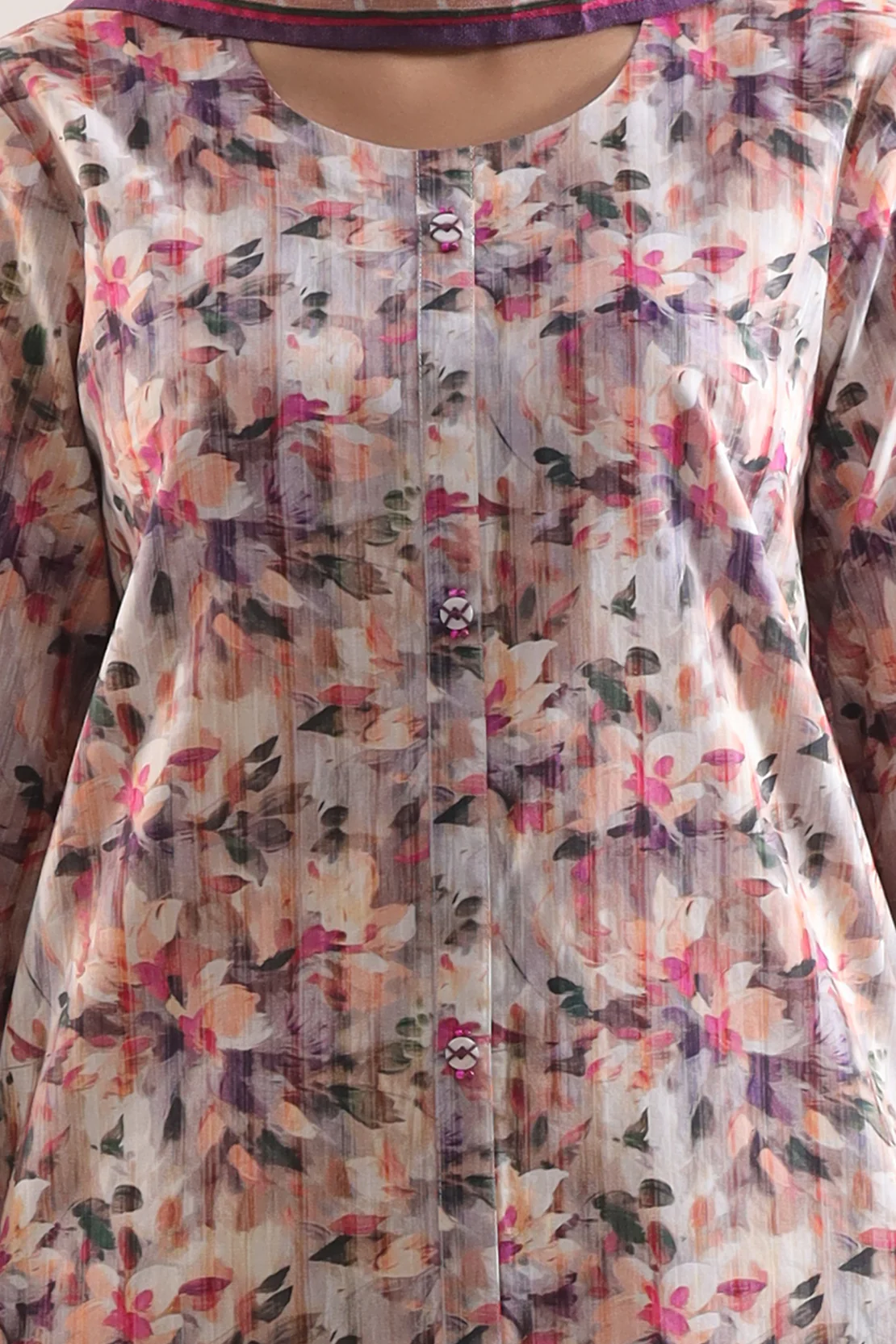Unstitched Printed Lawn 2 Piece (Shirt/Dupatta) - Image 4