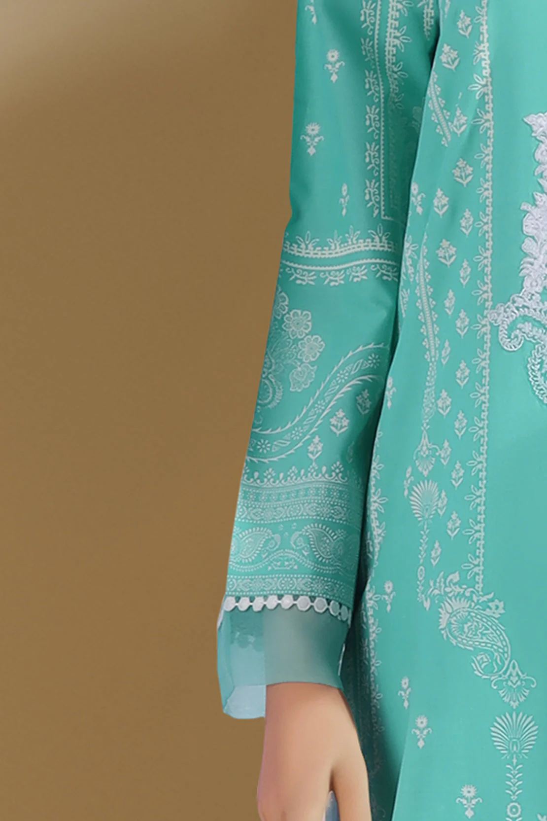 Unstitched Printed Lawn 2 Piece (Shirt/Dupatta) - Image 3