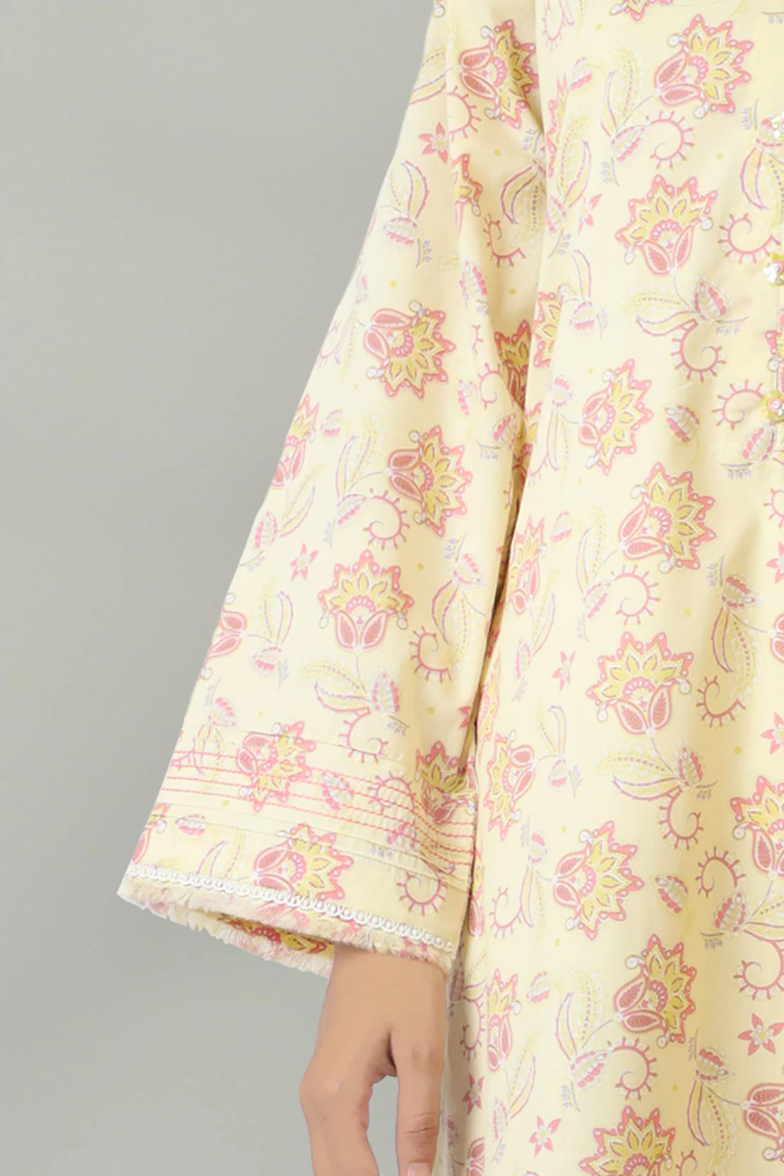 Unstitched Printed Lawn 2 Piece (Shirt/Dupatta) - Image 3