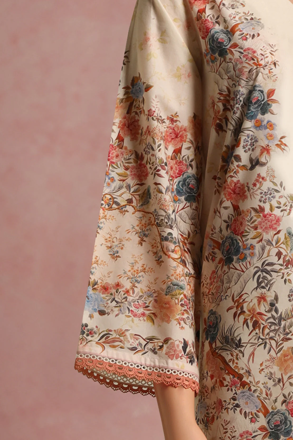 Unstitched Printed Lawn 2 Piece (Shirt/Dupatta) - Image 3