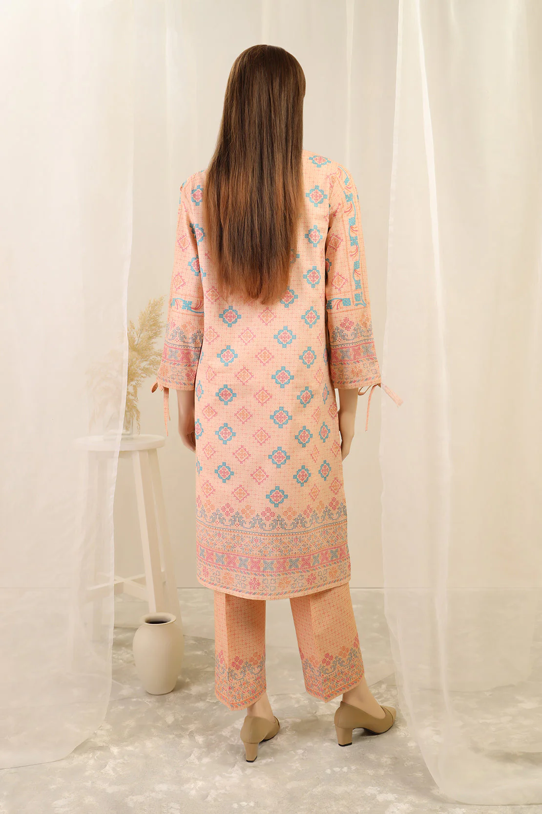 Unstitched Printed Lawn 2 Piece (Shirt/Trouser) - Image 2