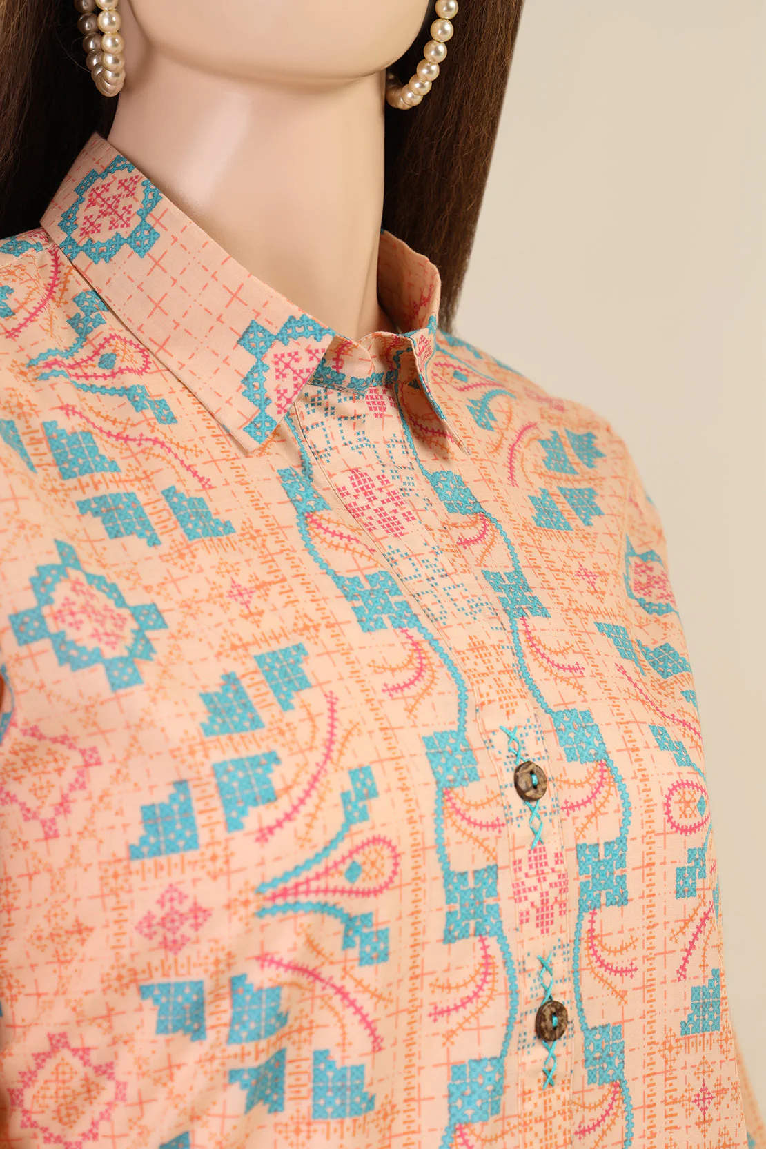 Unstitched Printed Lawn 2 Piece (Shirt/Trouser) - Image 3