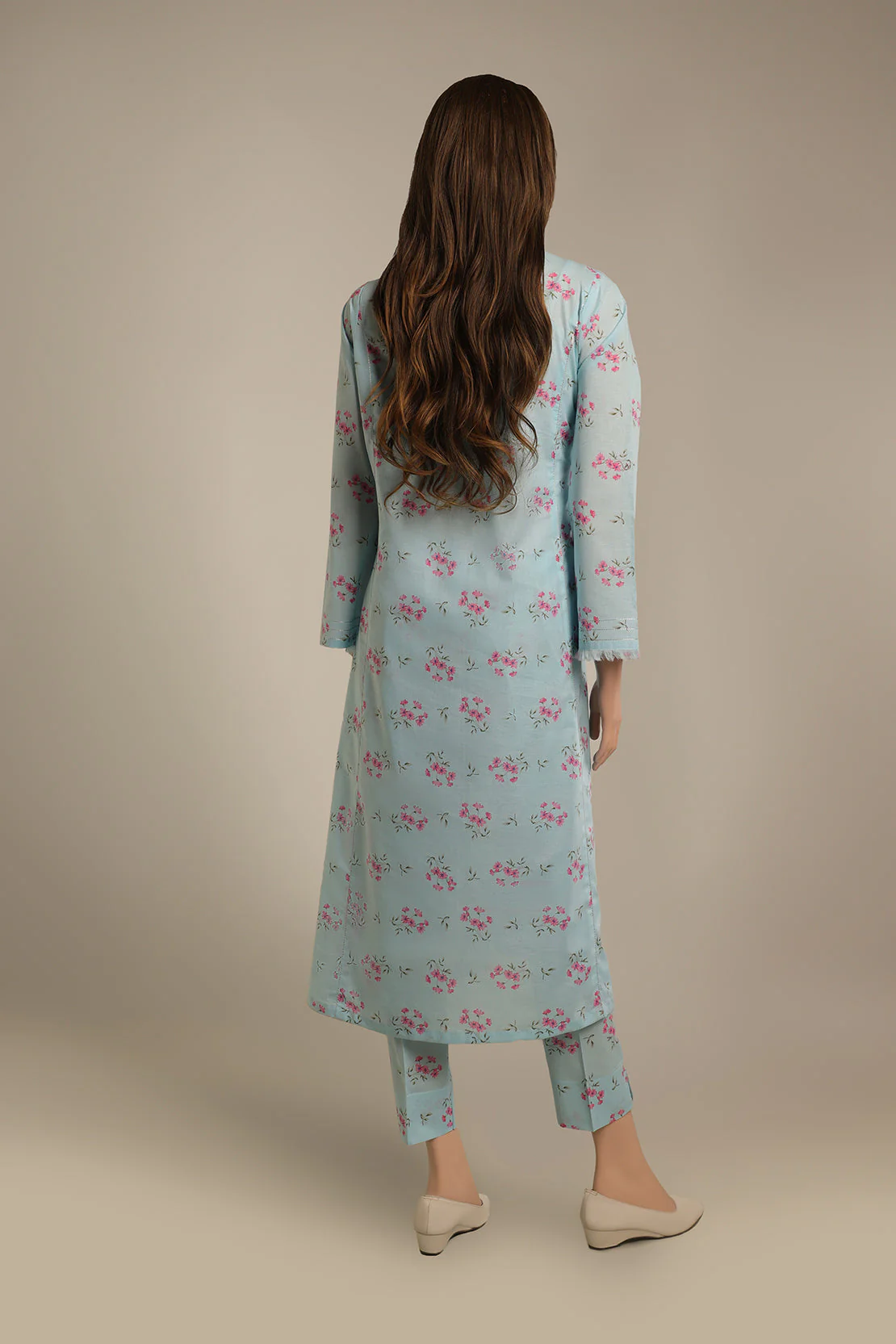 Unstitched Printed Lawn 2 Piece (Shirt/Trouser) - Image 2