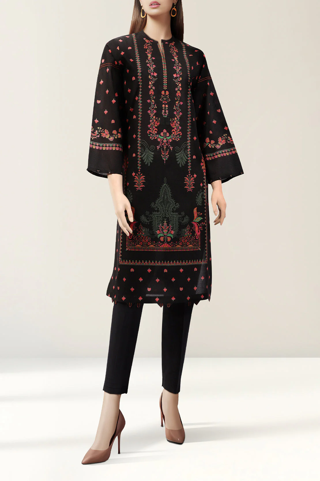 Unstitched Printed Lawn 2 Piece (Shirt/Trouser)