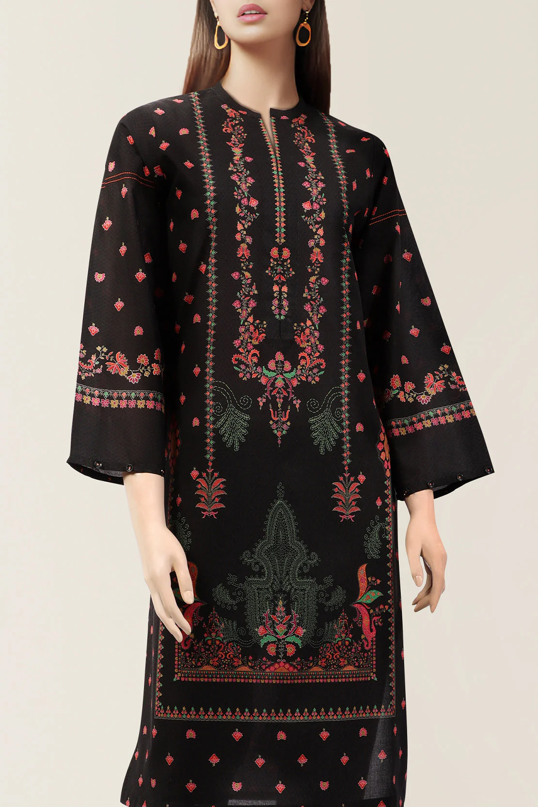 Unstitched Printed Lawn 2 Piece (Shirt/Trouser) - Image 2