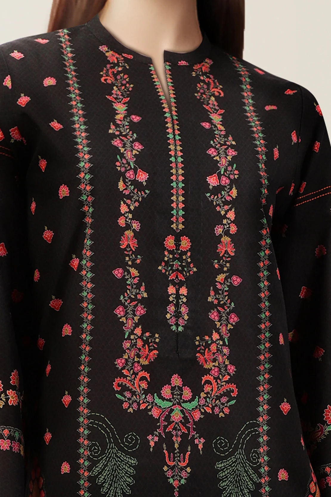 Unstitched Printed Lawn 2 Piece (Shirt/Trouser) - Image 3