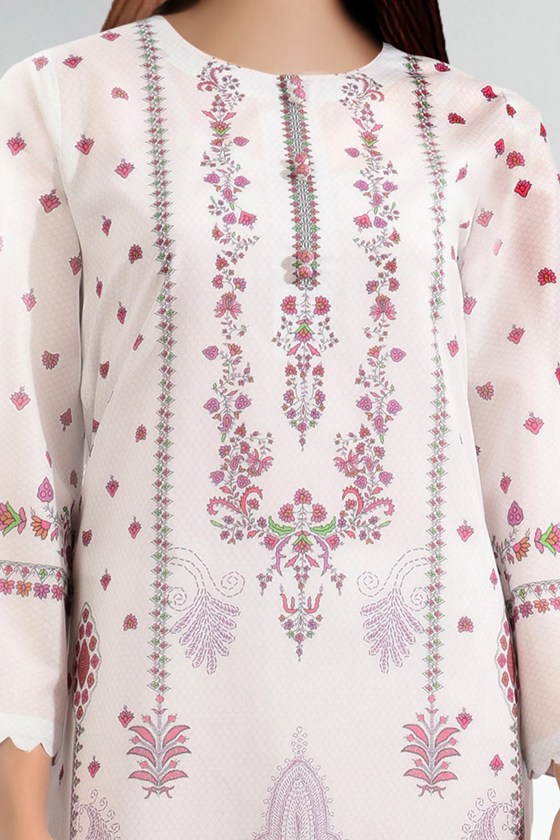 Unstitched Printed Lawn 2 Piece (Shirt/Trouser)