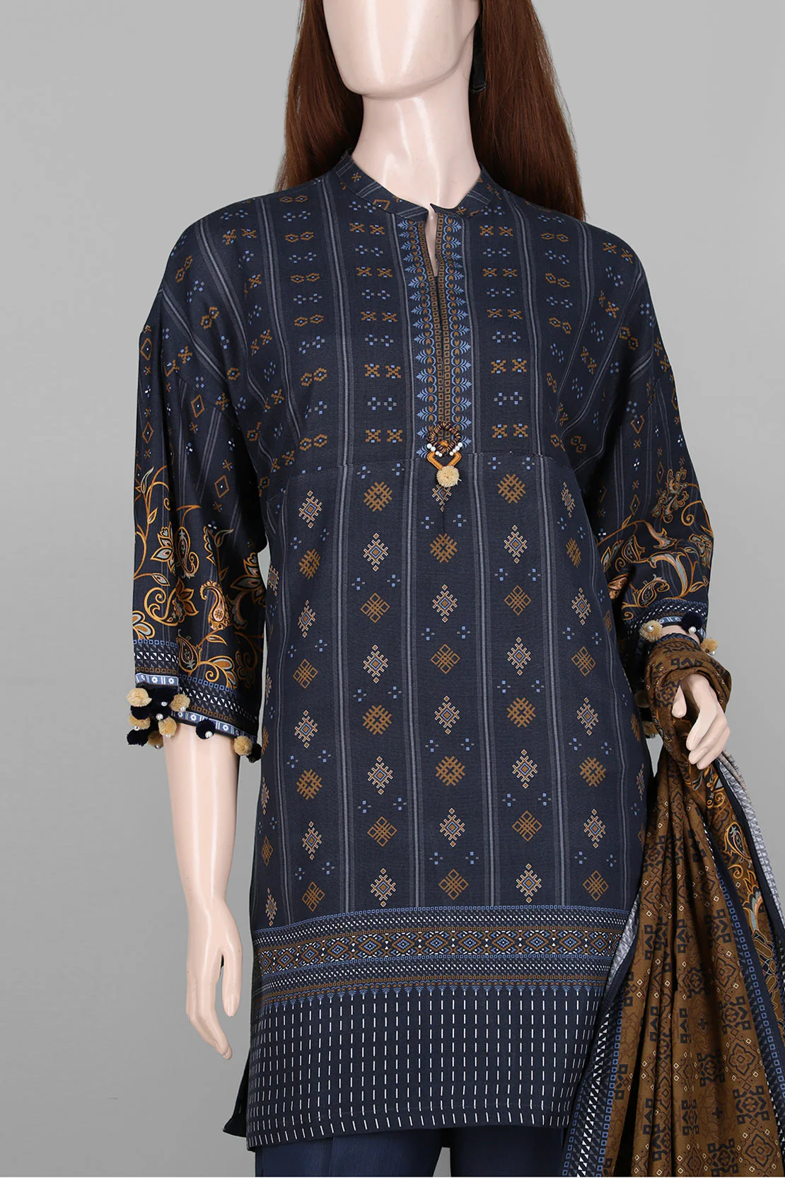 Unstitched Printed Lawn 2 Piece (Shirt/Trouser) - Image 3