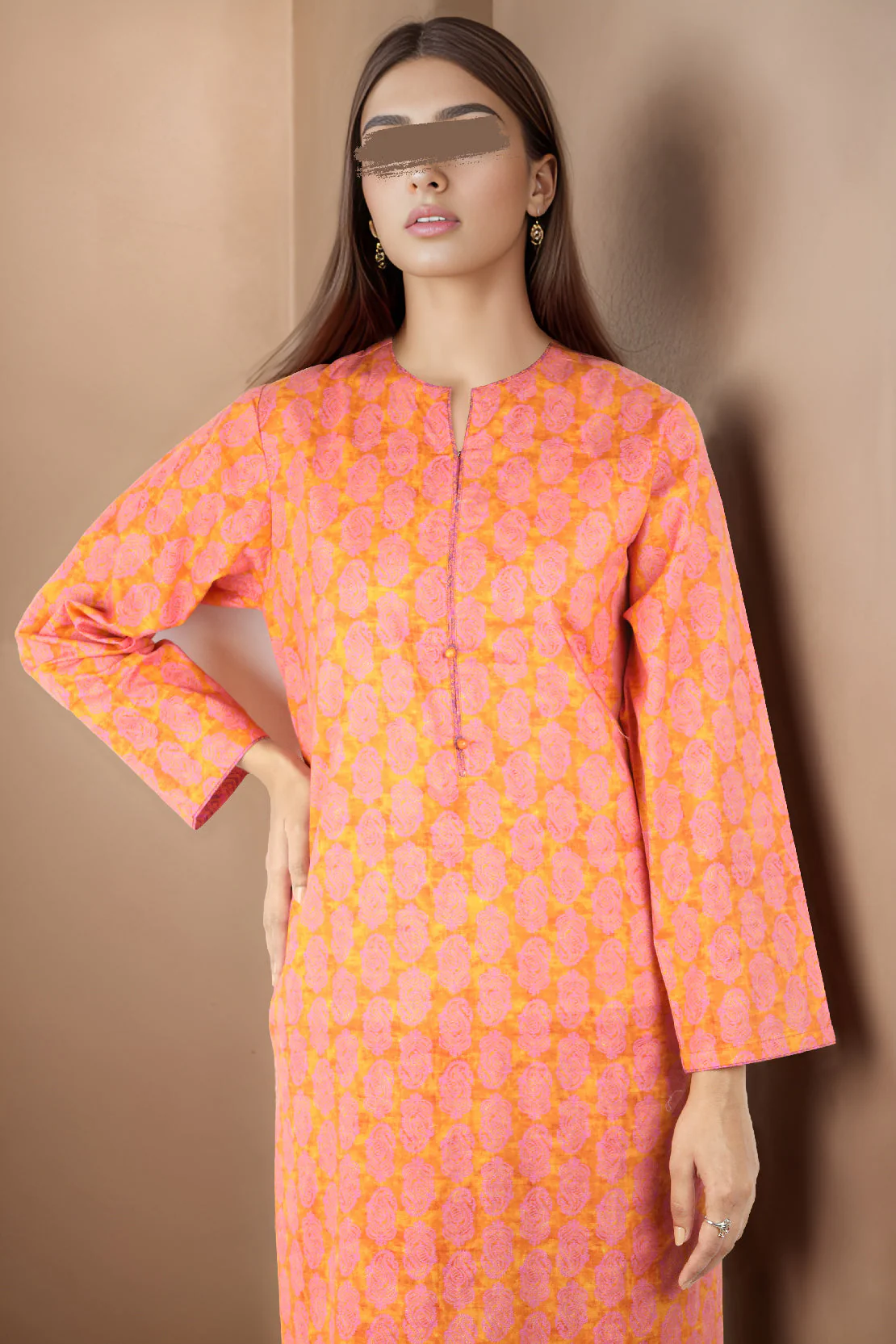Unstitched Printed Lawn 2 Piece (Shirt/Trouser) - Image 2