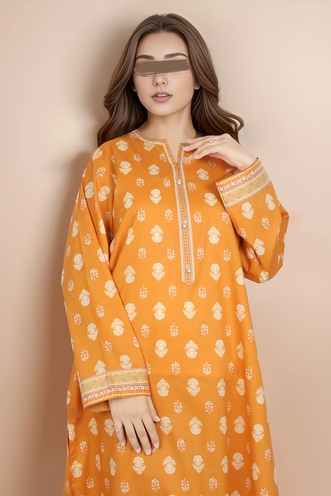 Unstitched Printed Lawn 2 Piece (Shirt/Trouser) - Image 3
