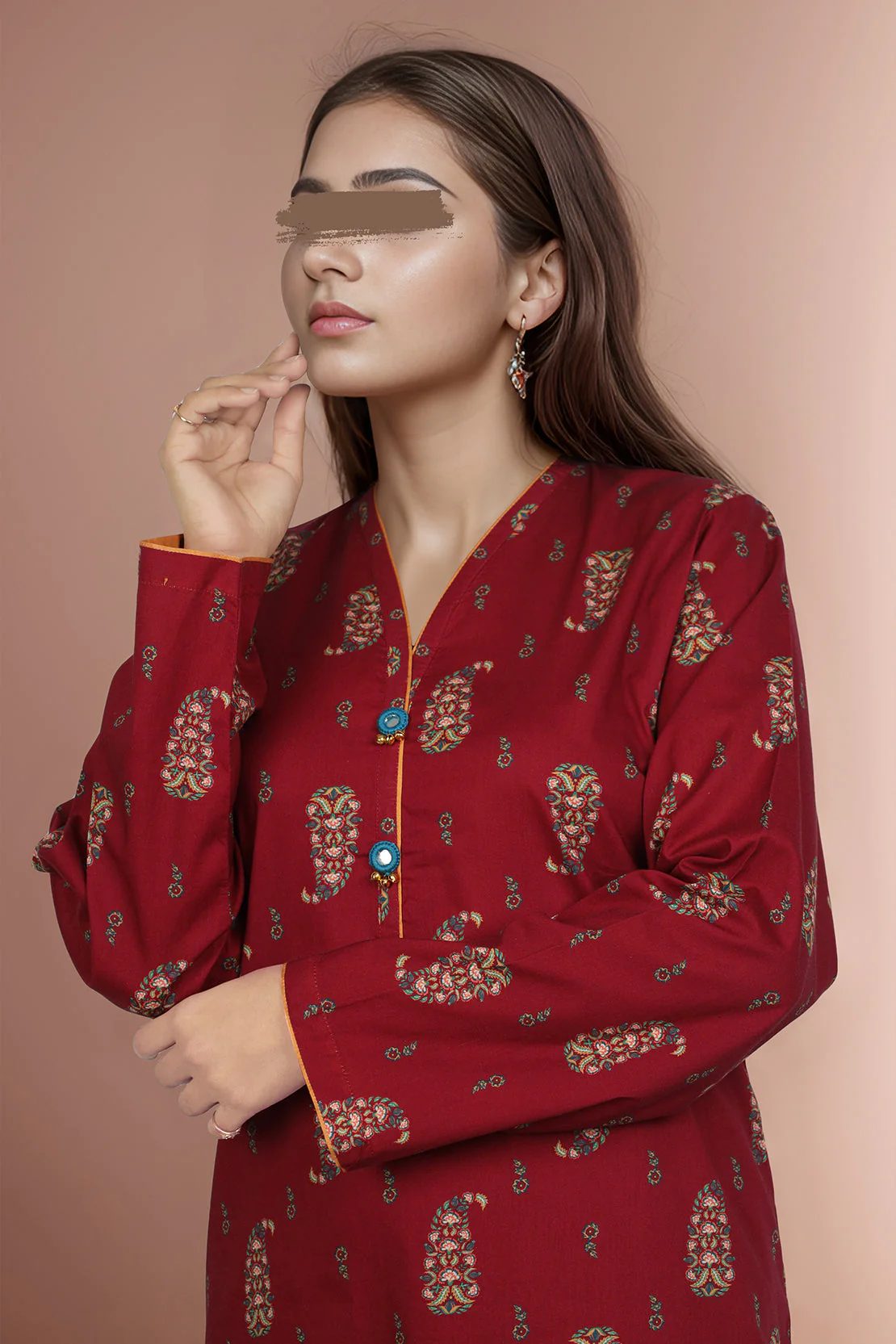 Unstitched Printed Lawn 2 Piece (Shirt/Trouser) - Image 2