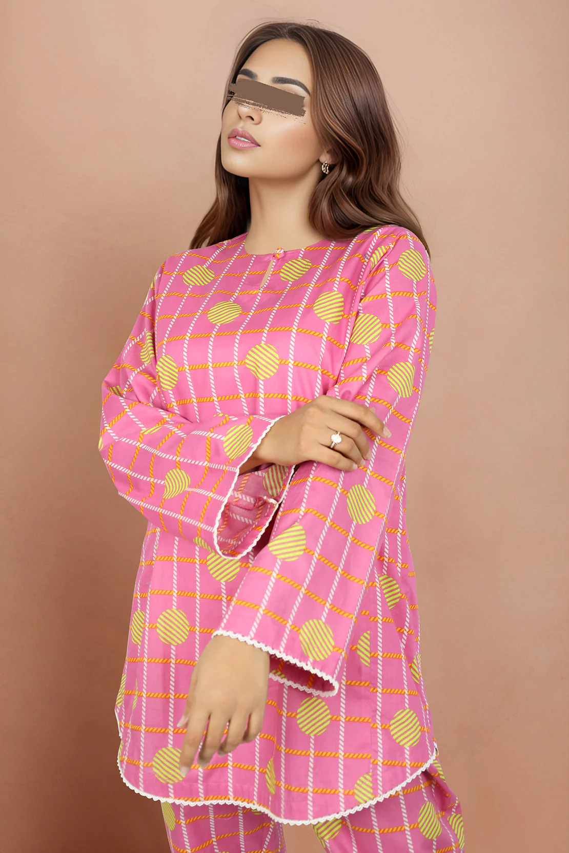 Unstitched Printed Lawn 2 Piece (Shirt/Trouser) - Image 2