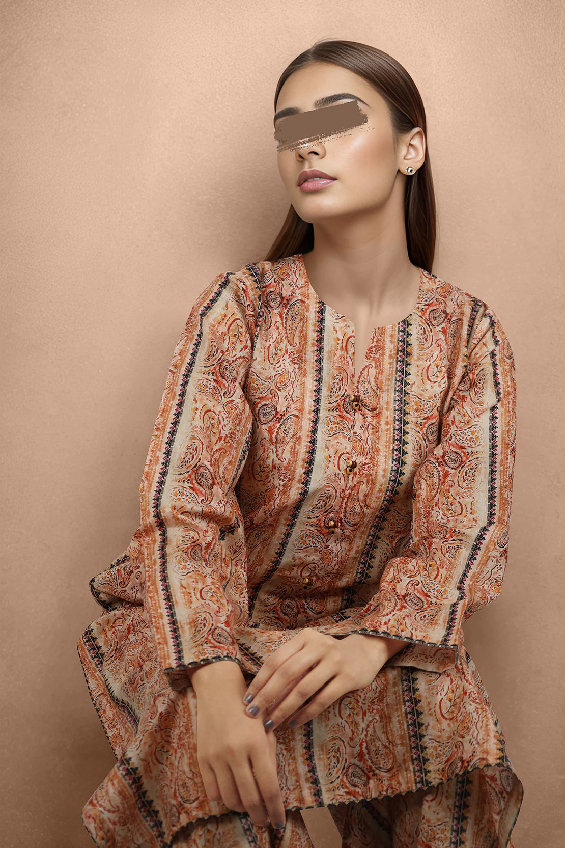 Unstitched Printed Lawn 2 Piece (Shirt/Trouser) - Image 3