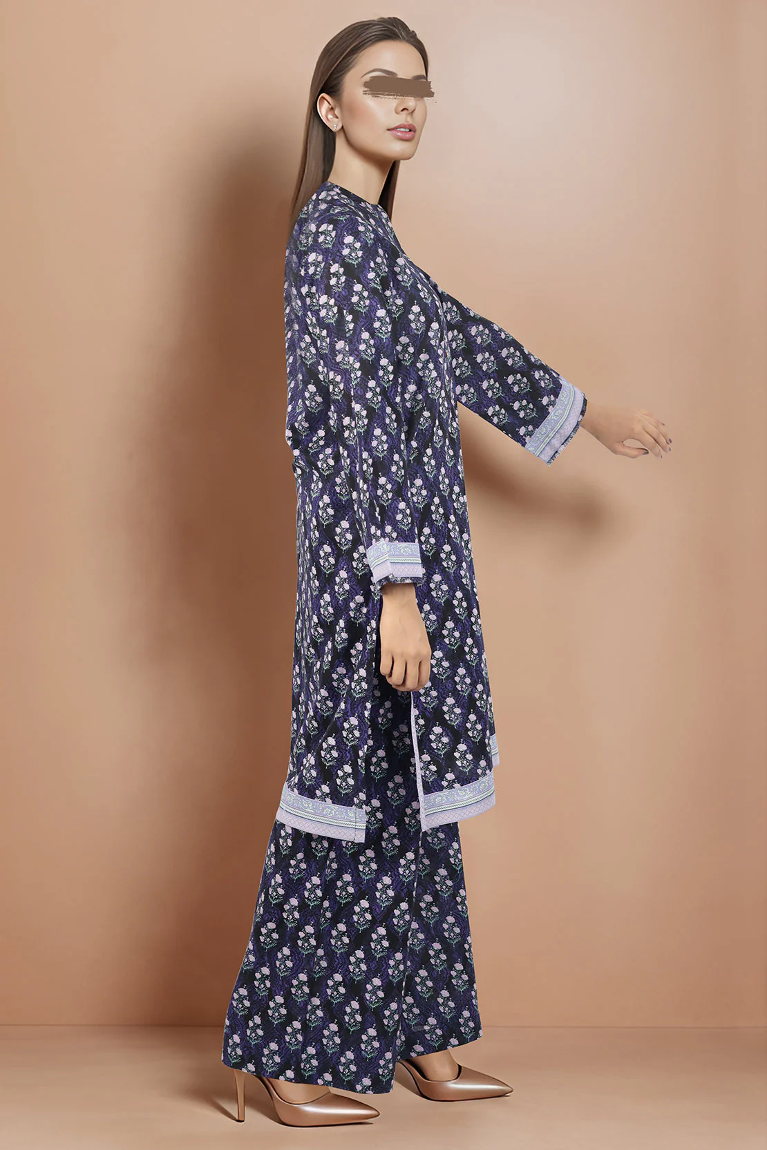 Unstitched Printed Lawn 2 Piece (Shirt/Trouser) - Image 2