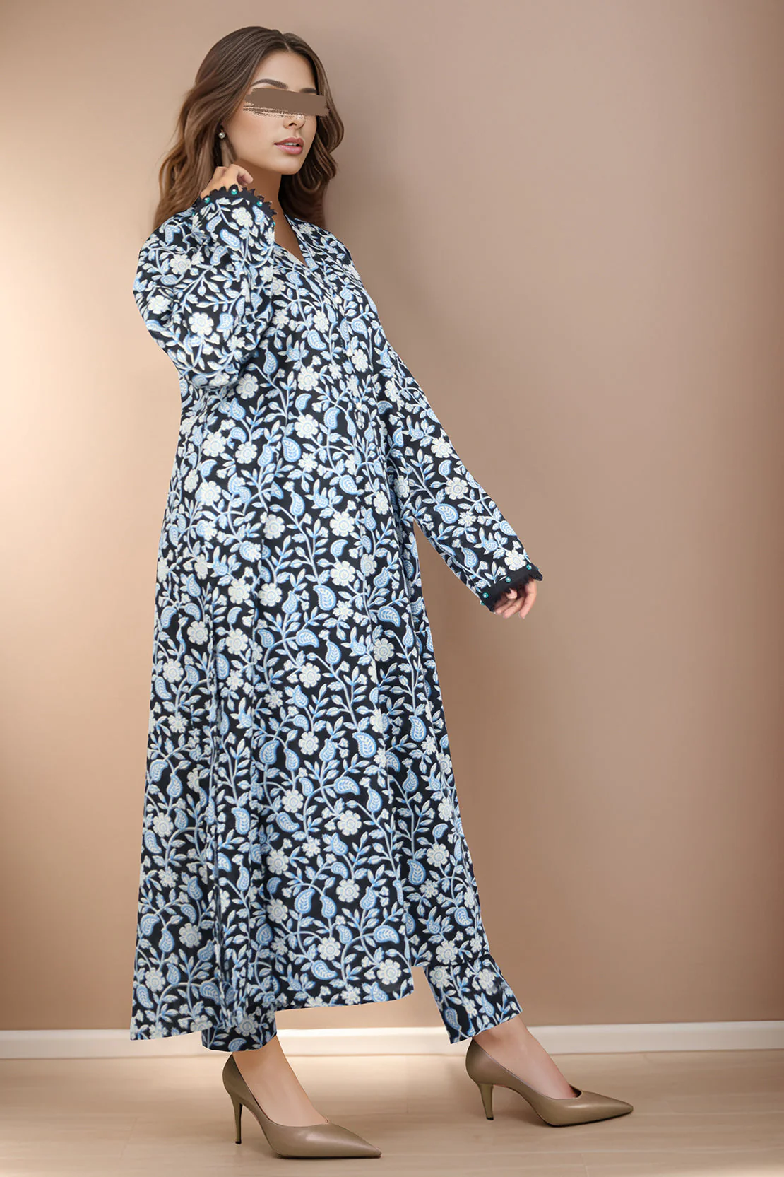Unstitched Printed Lawn 2 Piece (Shirt/Trouser) - Image 2