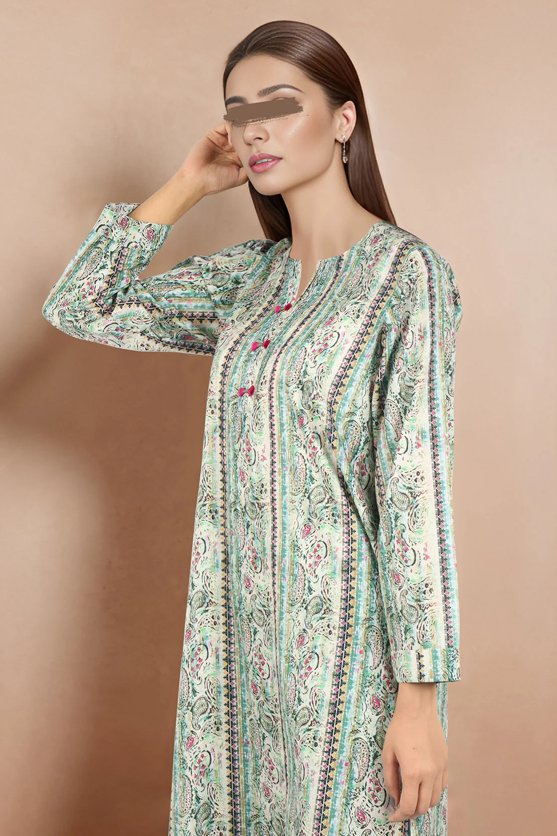Unstitched Printed Lawn 2 Piece (Shirt/Trouser) - Image 3