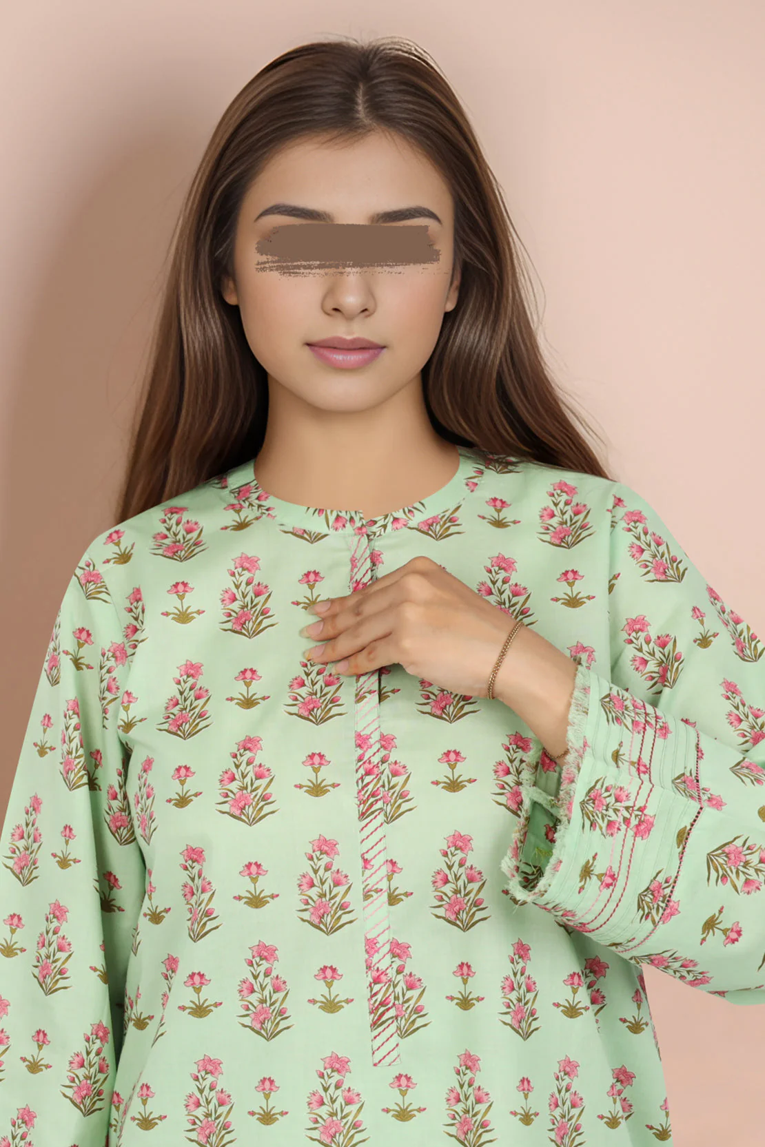 Unstitched Printed Lawn 2 Piece (Shirt/Trouser) - Image 3