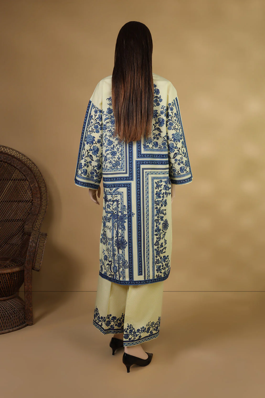 Unstitched Printed Lawn 2 Piece (Shirt/Trouser) - Image 2