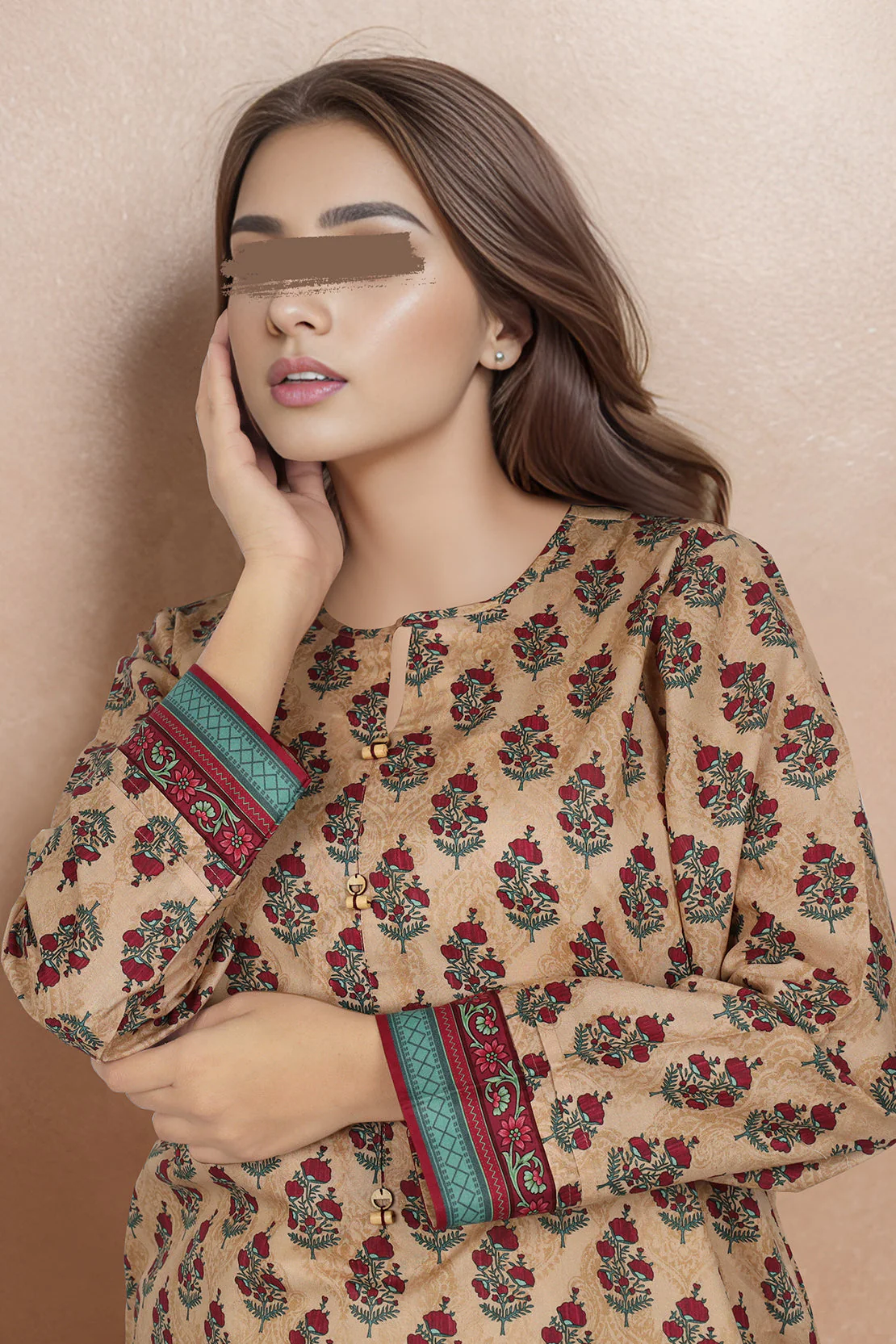 Unstitched Printed Lawn 2 Piece (Shirt/Trouser) - Image 2