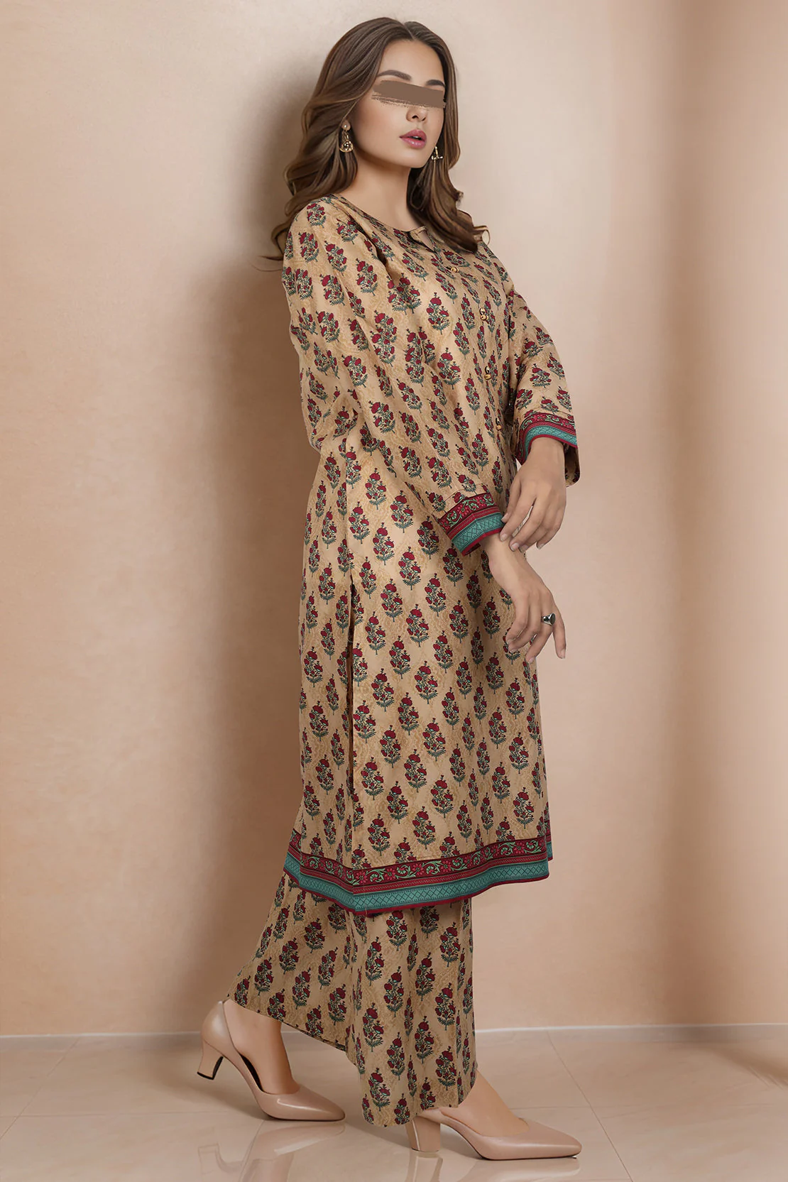 Unstitched Printed Lawn 2 Piece (Shirt/Trouser) - Image 4