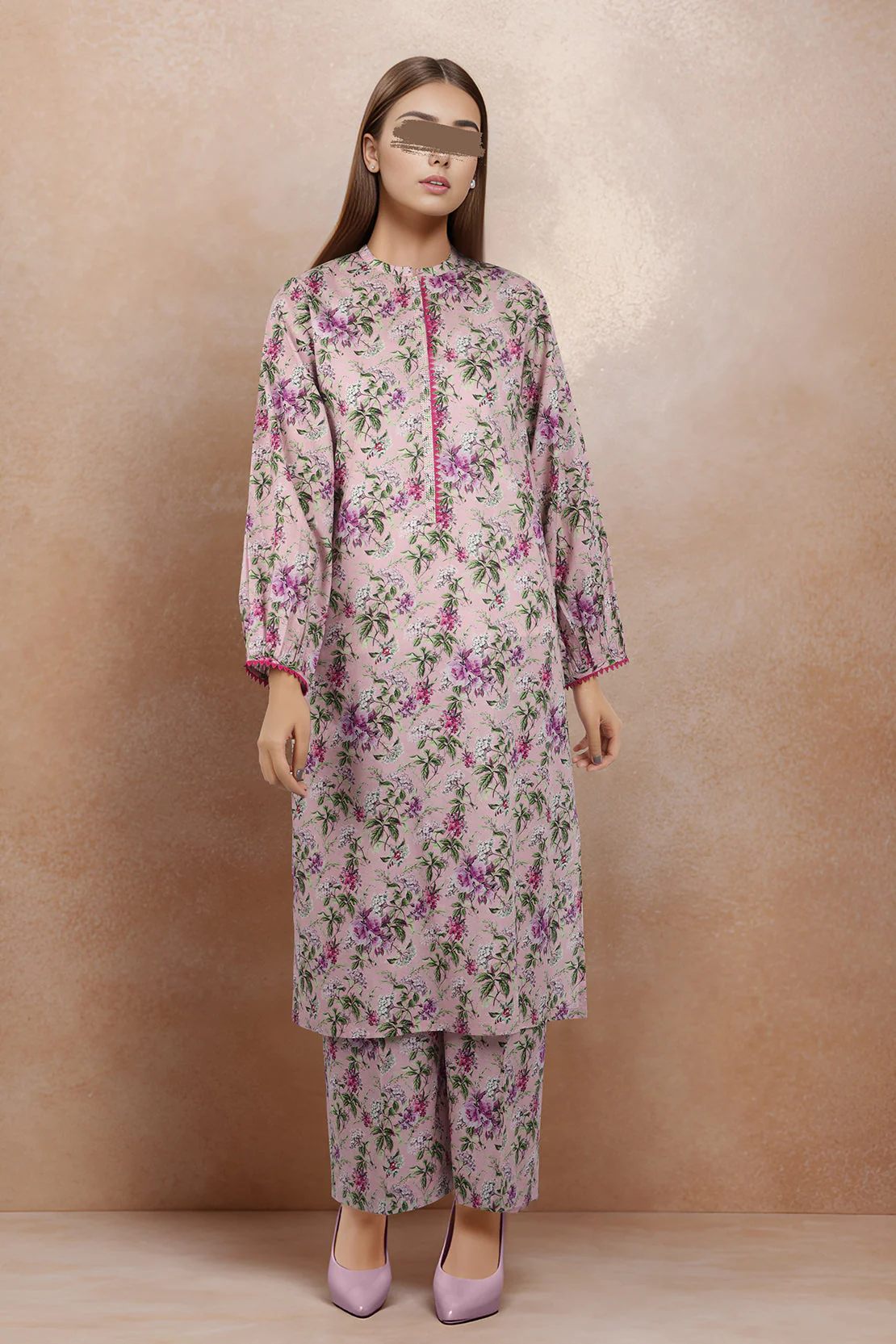 Unstitched Printed Lawn 2 Piece (Shirt/Trouser)