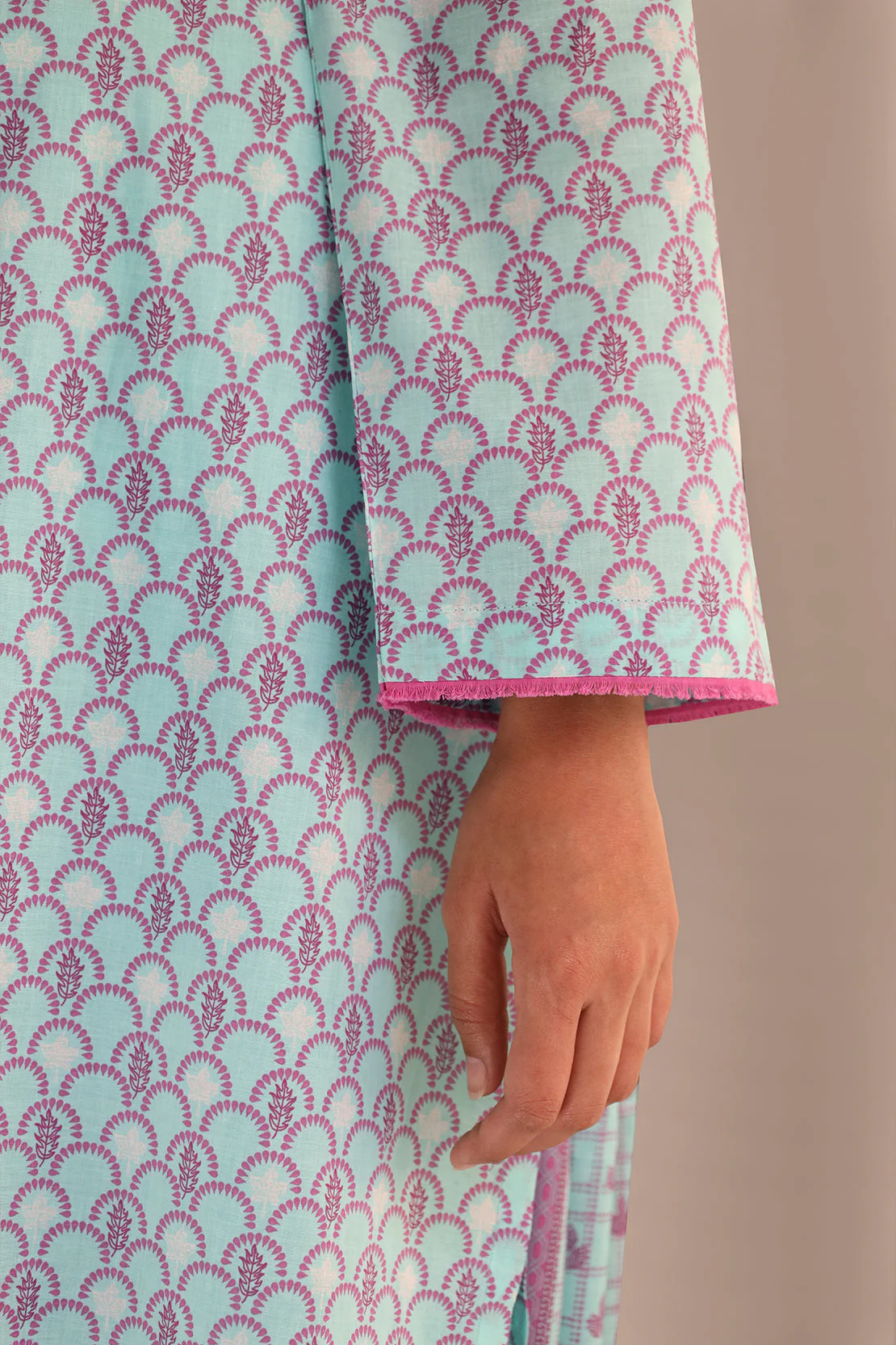Unstitched Printed Lawn 2 Piece (Shirt/Trouser) - Image 3