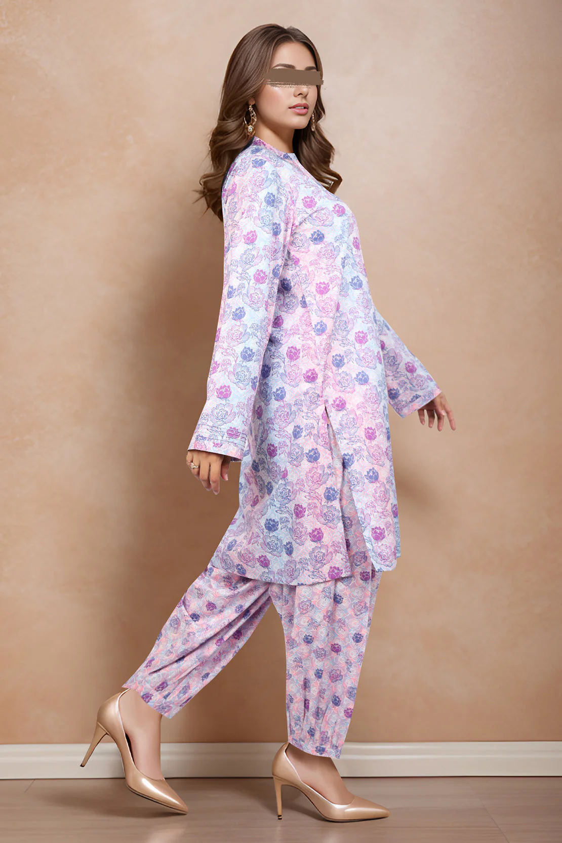 Unstitched Printed Lawn 2 Piece (Shirt/Trouser) - Image 3