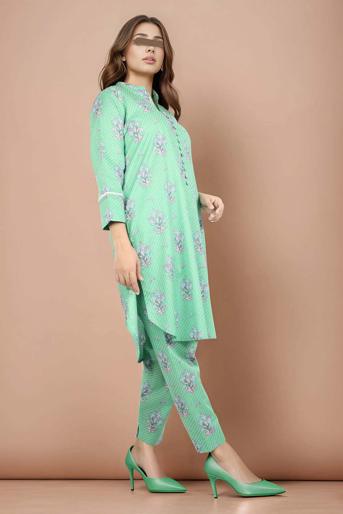 Unstitched Printed Lawn 2 Piece (Shirt/Trouser) - Image 3