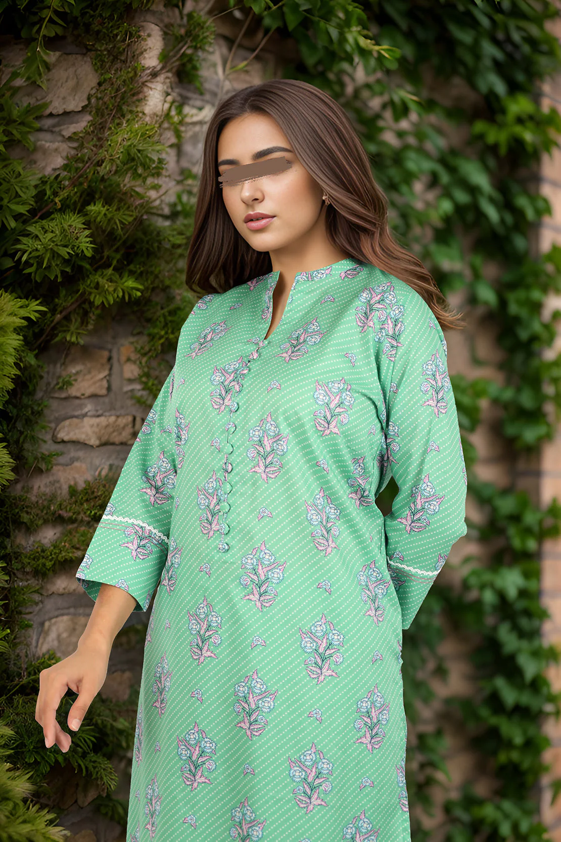 Unstitched Printed Lawn 2 Piece (Shirt/Trouser) - Image 4