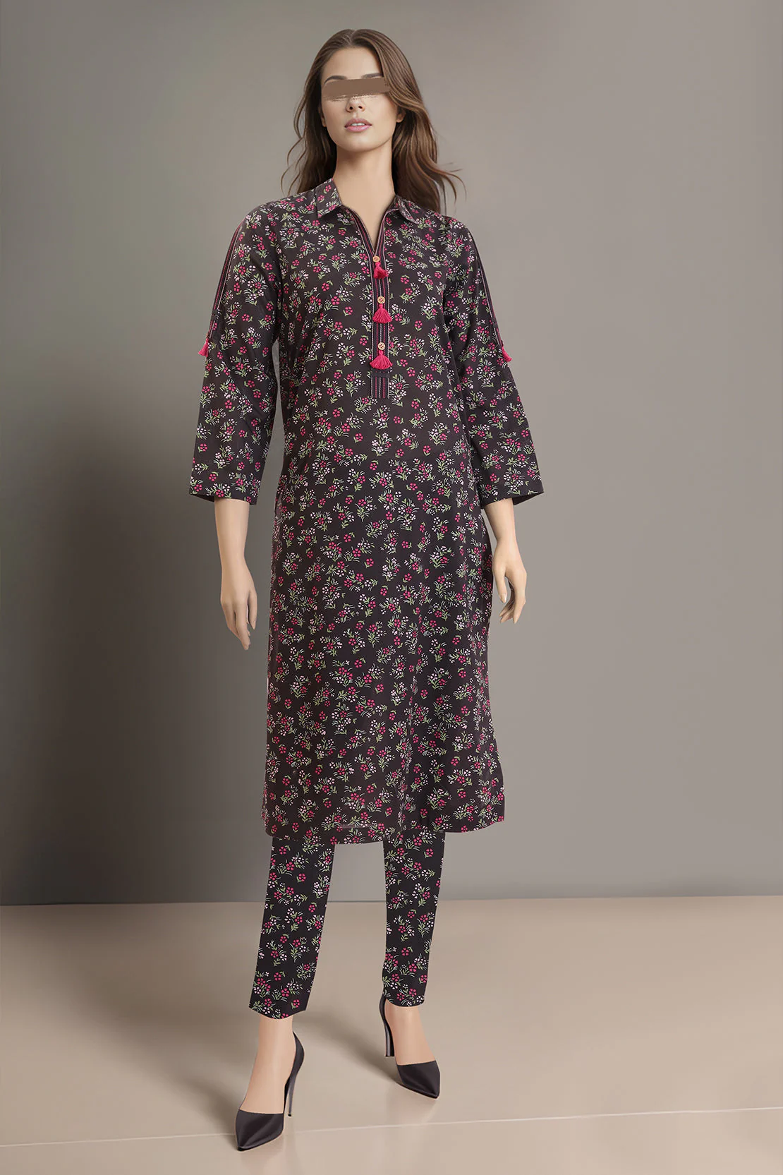 Unstitched Printed Lawn 2 Piece (Shirt/Trouser)