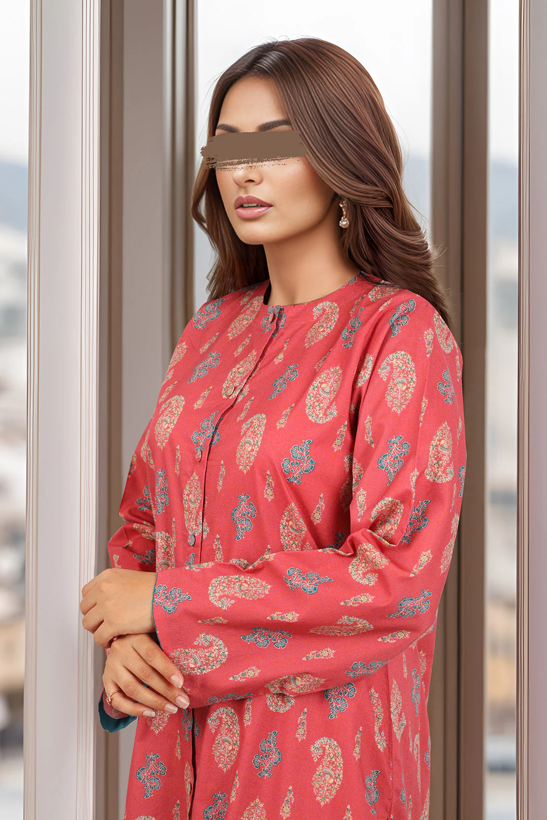 Unstitched Printed Lawn 2 Piece (Shirt/Trouser) - Image 2