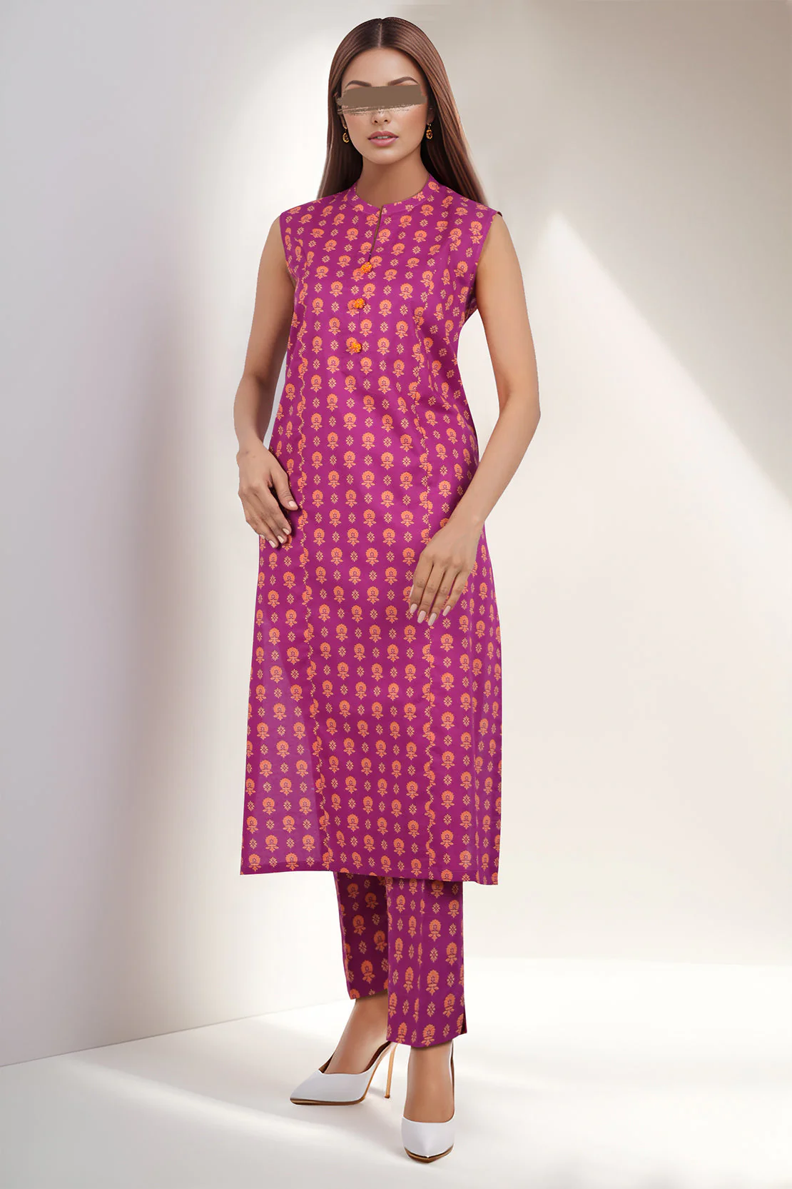 Unstitched Printed Lawn 2 Piece (Shirt/Trouser) - Image 2