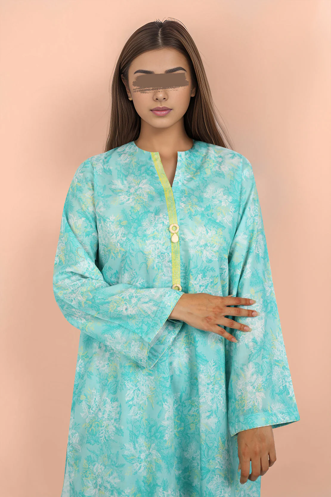 Unstitched Printed Lawn 2 Piece (Shirt/Trouser) - Image 2