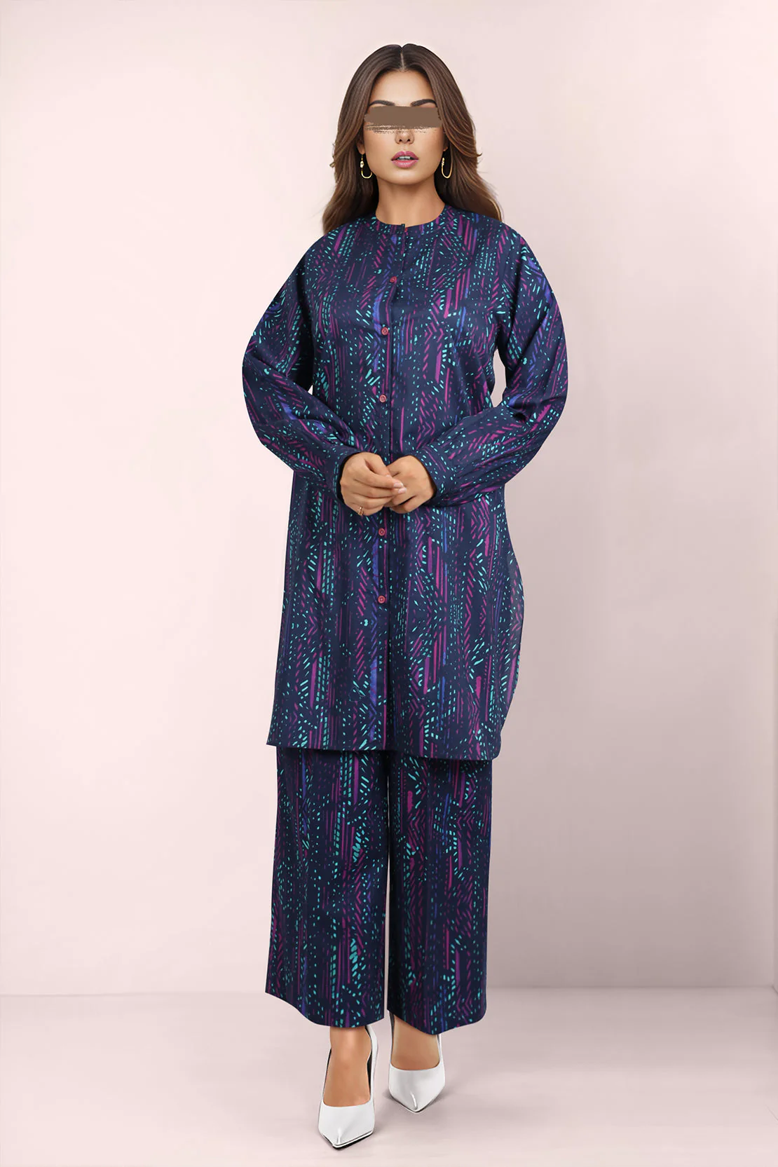 Unstitched Printed Lawn 2 Piece (Shirt/Trouser)