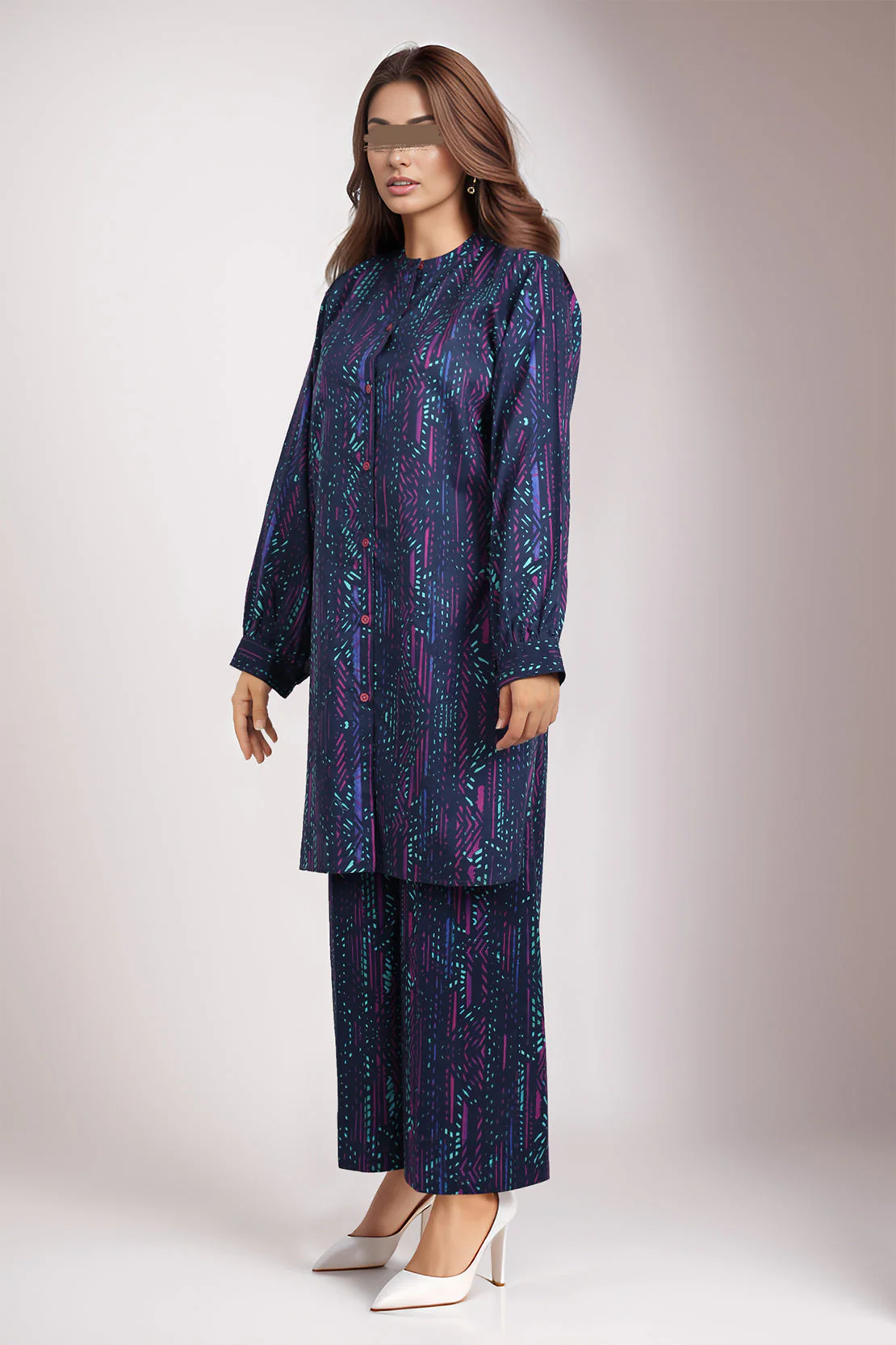 Unstitched Printed Lawn 2 Piece (Shirt/Trouser) - Image 2