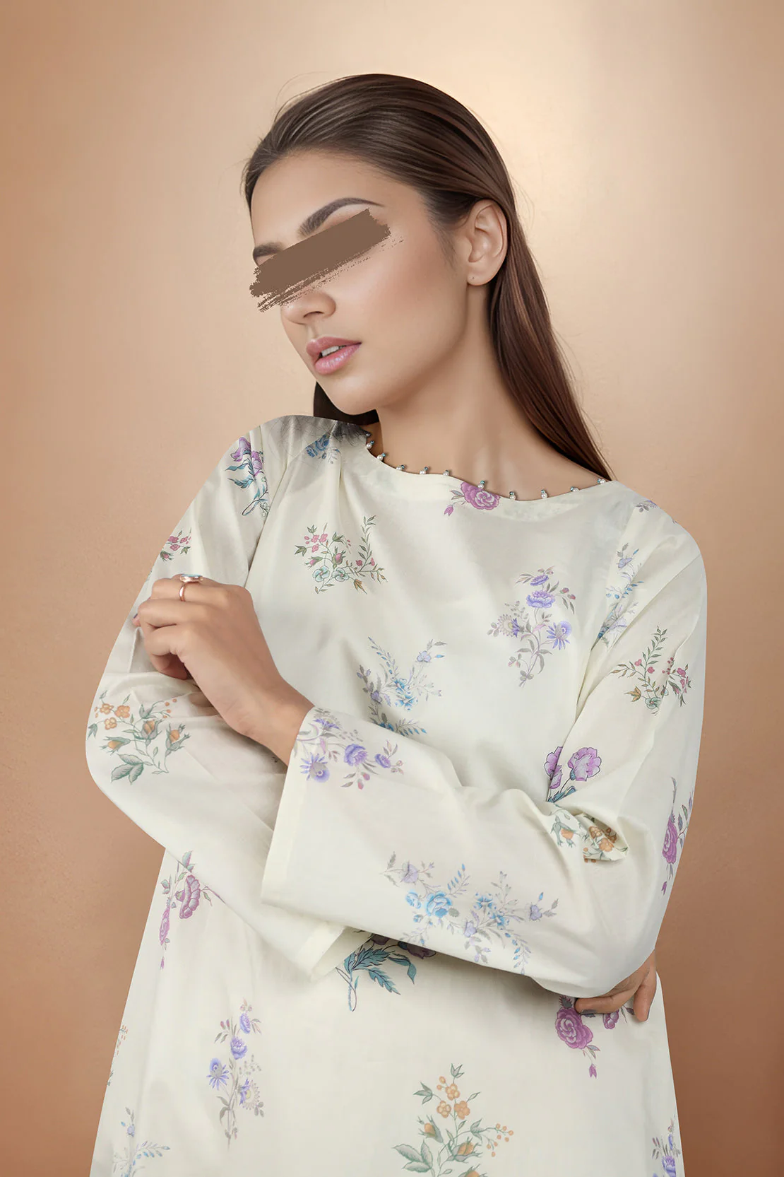 Unstitched Printed Lawn 2 Piece (Shirt/Trouser) - Image 3