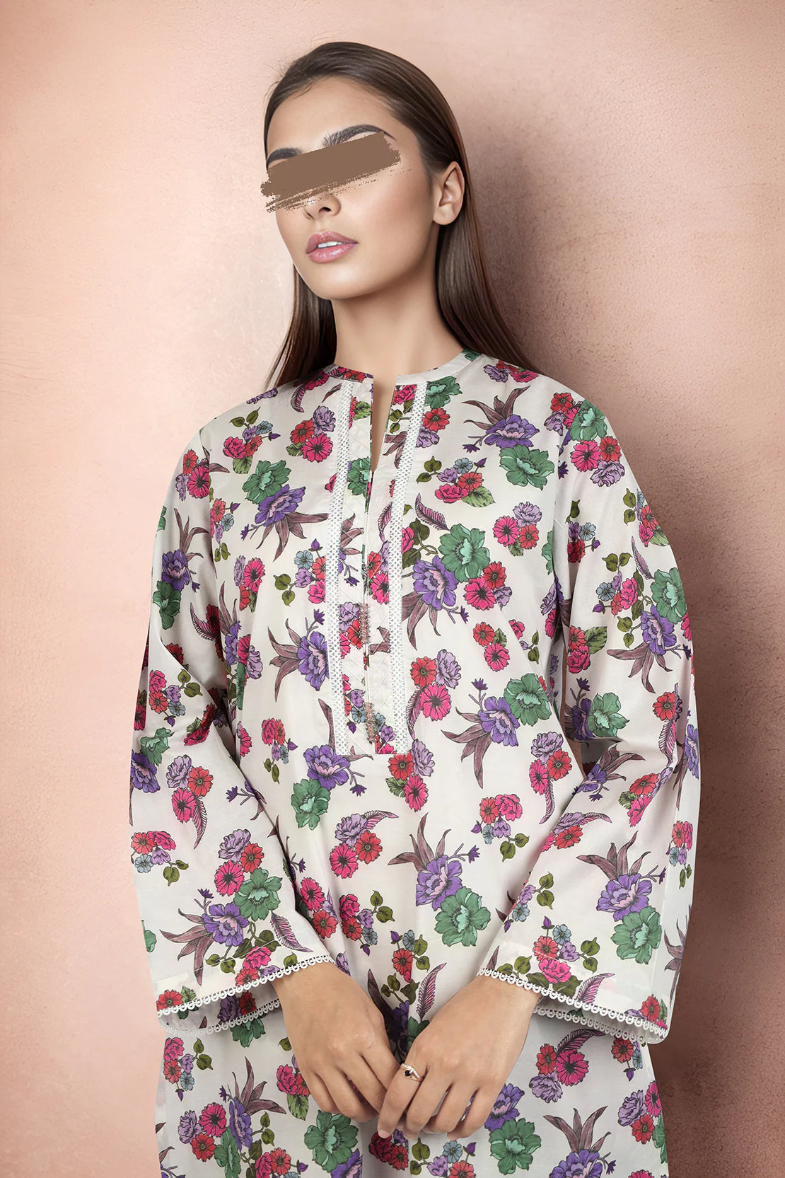 Unstitched Printed Lawn 2 Piece (Shirt/Trouser) - Image 3