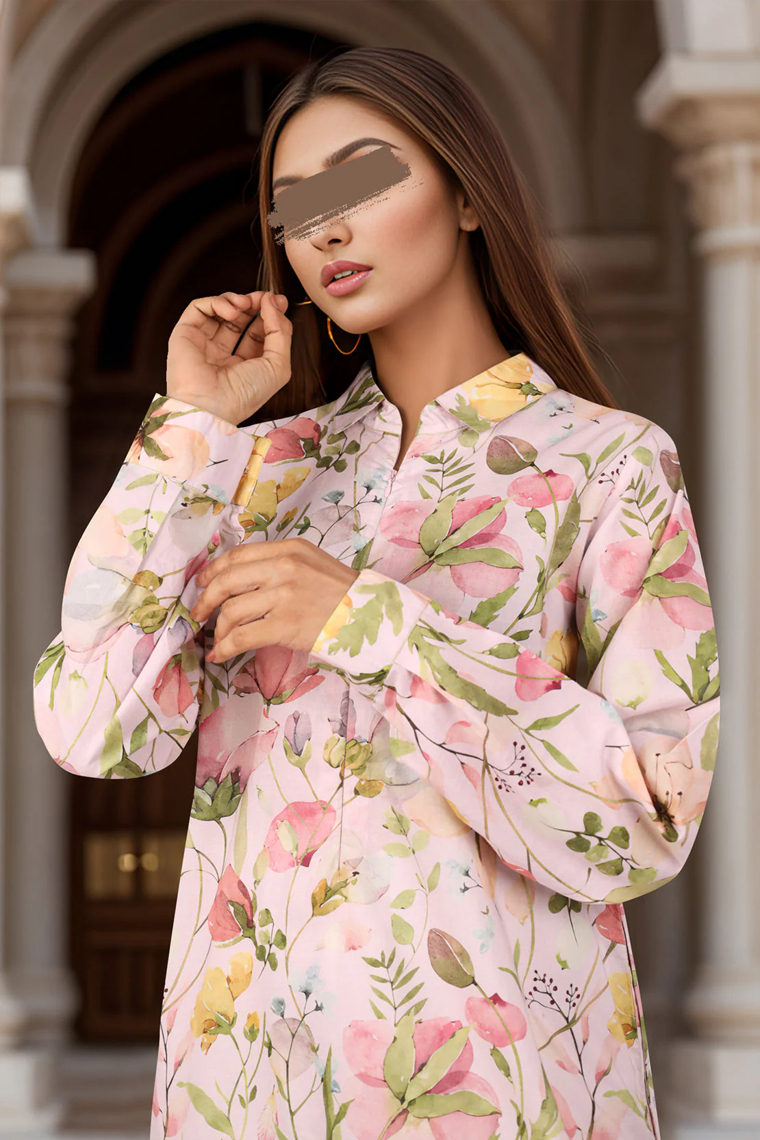 Unstitched Printed Lawn 2 Piece (Shirt/Trouser) - Image 3